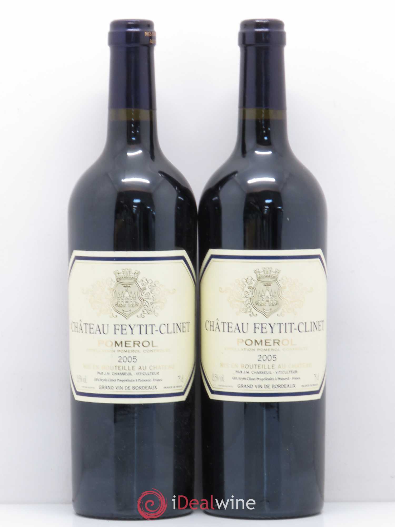 Château Feytit-Clinet 2005 - Lot de 2 bouteilles - 0