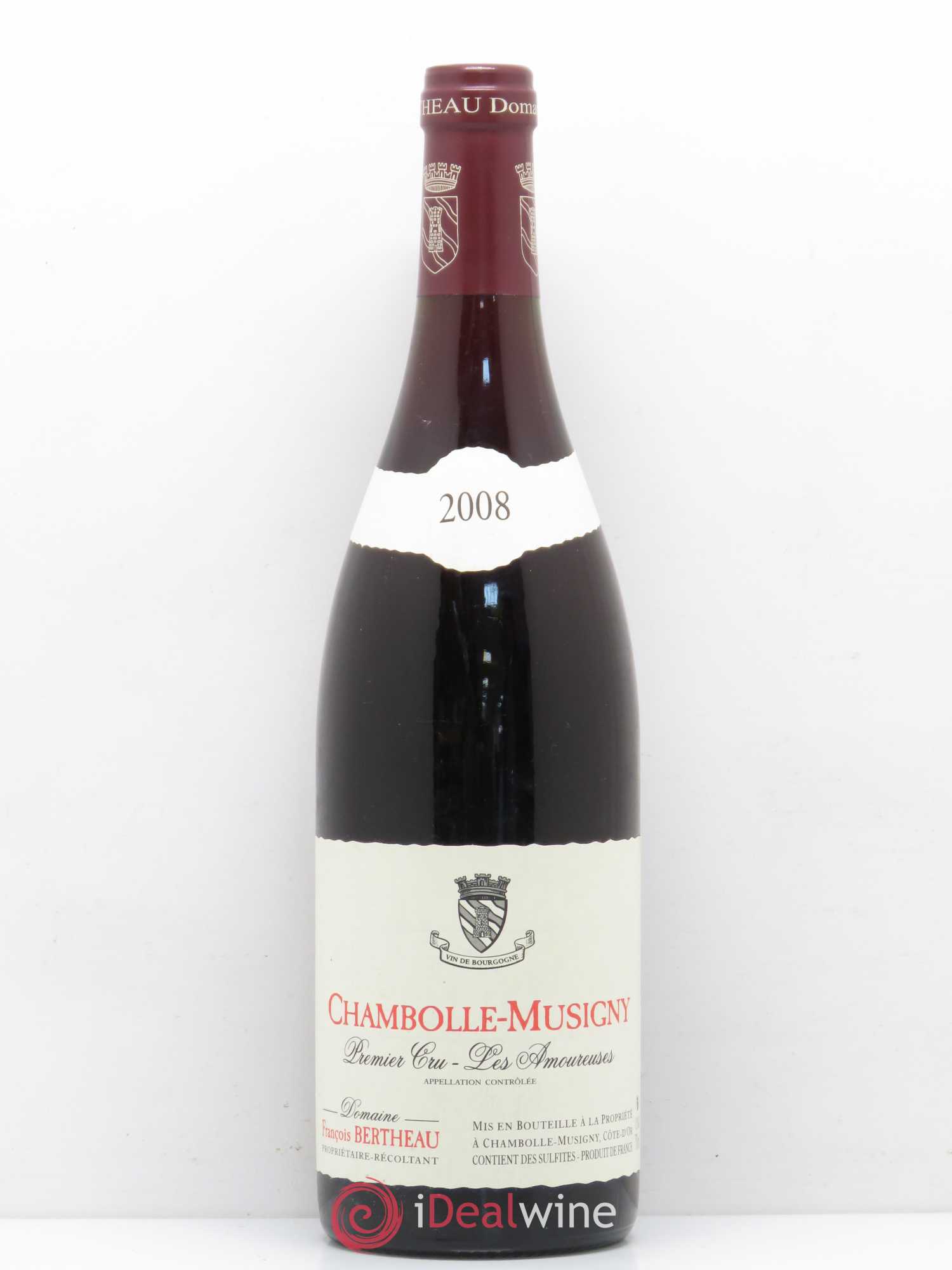 Chambolle-Musigny 1er Cru Les Amoureuses Francois Bertheau 2008 - Posten von 1 Flasche - 0