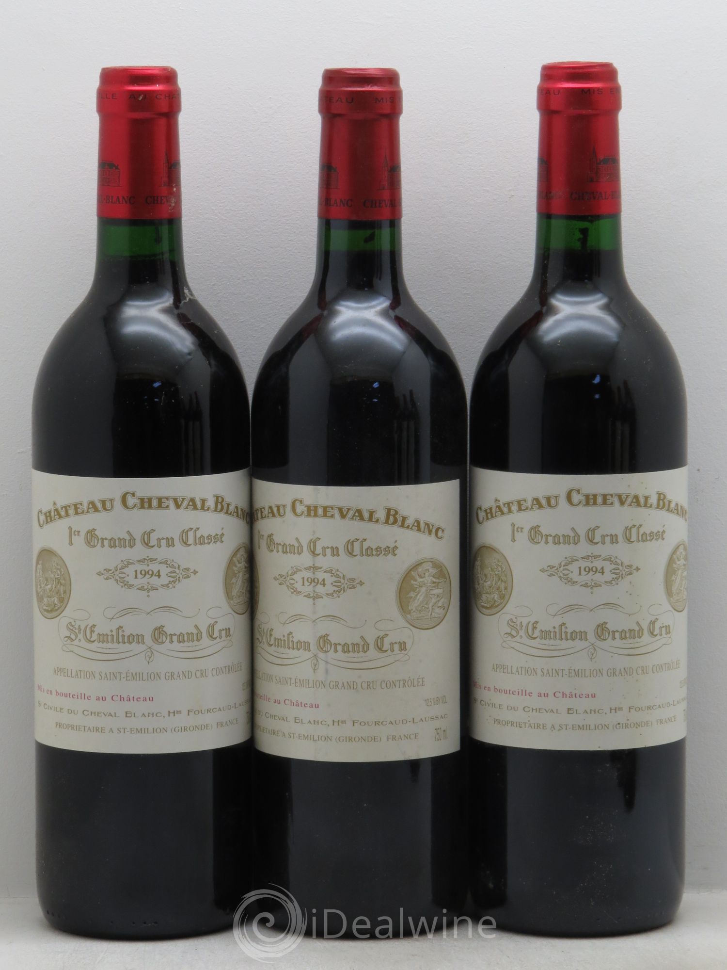 Château Cheval Blanc 1er Grand Cru Classé A 1994 - Lot de 6 bouteilles - 1