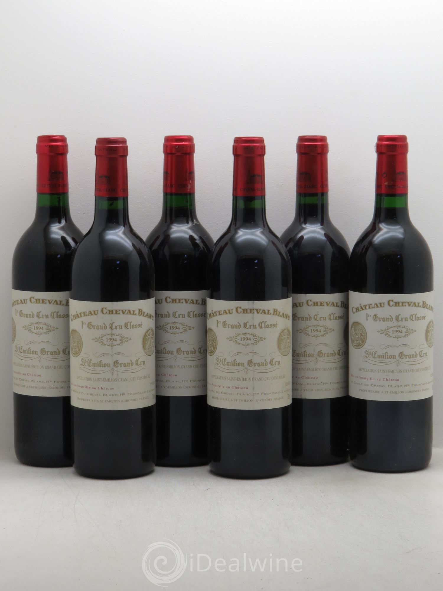 Château Cheval Blanc 1er Grand Cru Classé A 1994 - Lot de 6 bouteilles - 0
