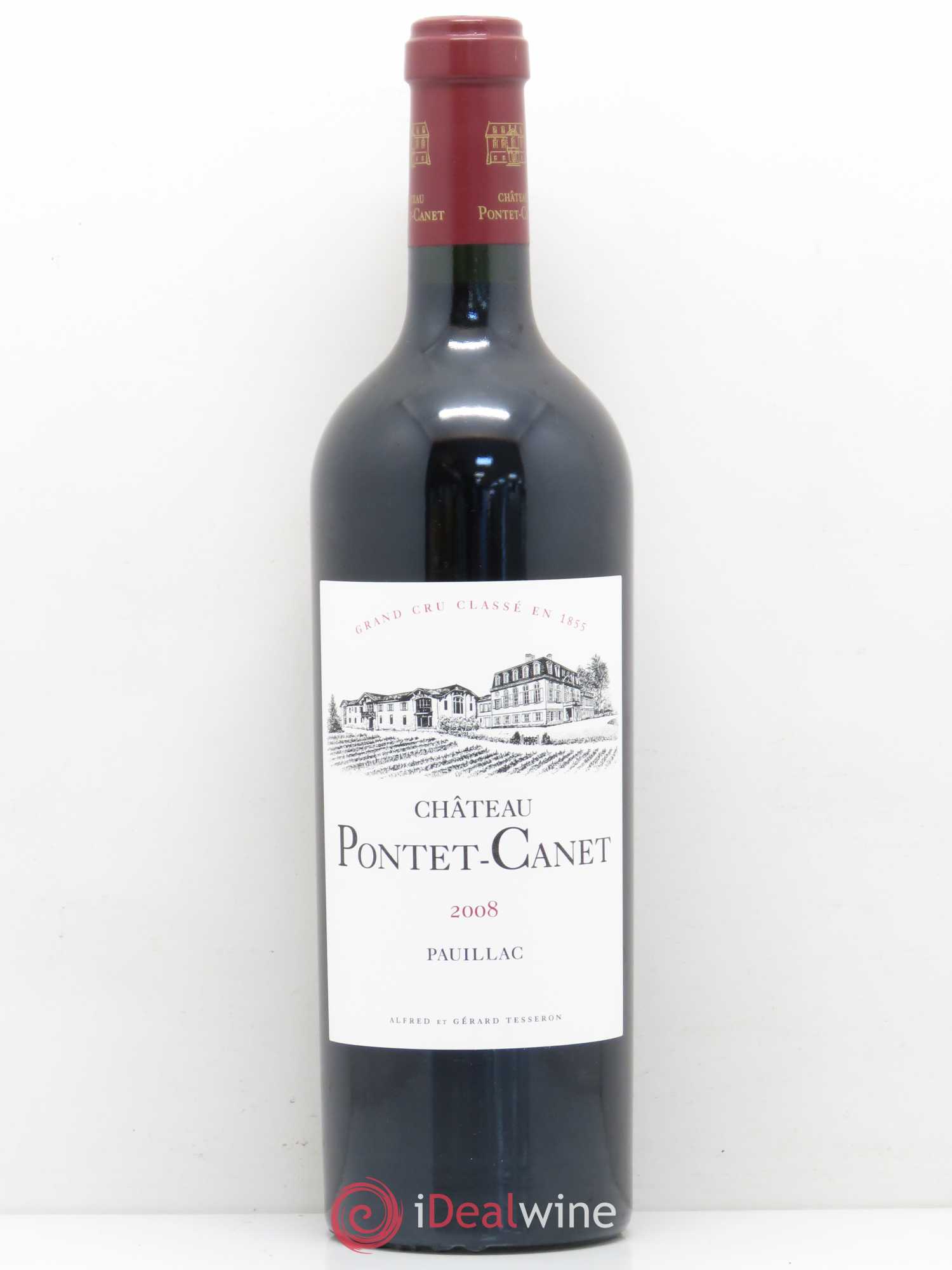 Château Pontet Canet 5ème Grand Cru Classé 2008 - Lot de 1 bouteille - 0
