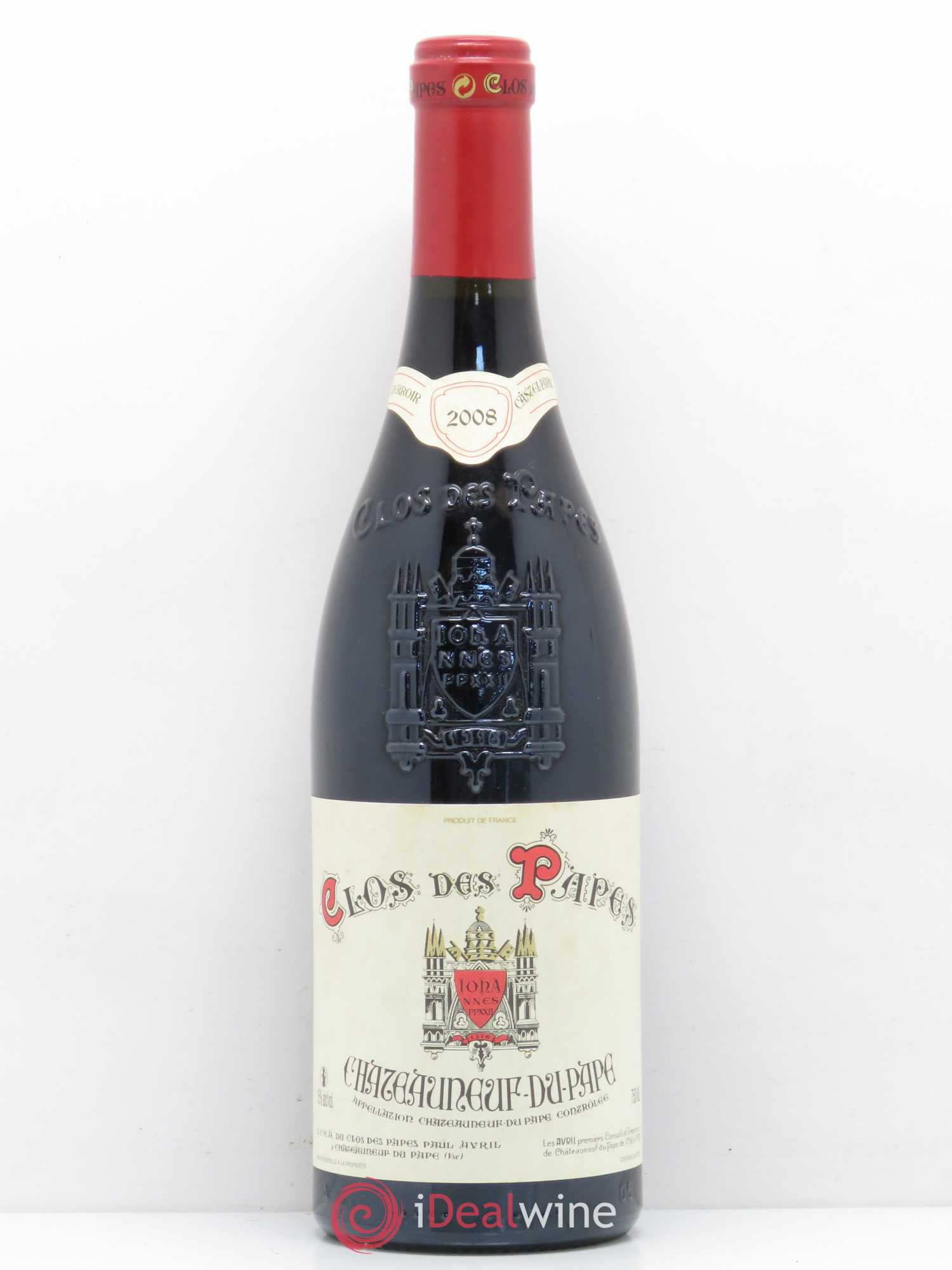 Châteauneuf-du-Pape Clos des Papes - Paul Avril 2008 - Lot de 1 bouteille - 0