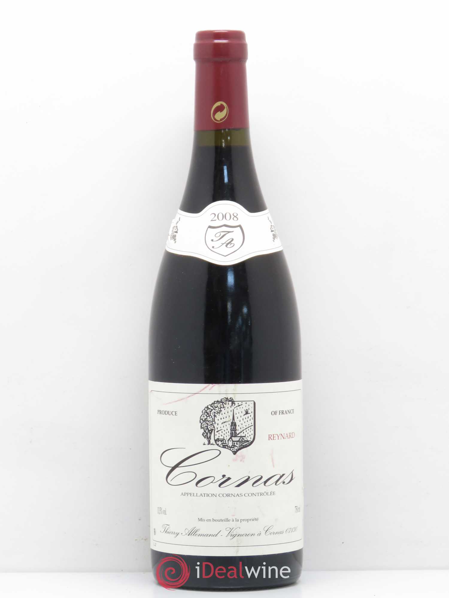 Cornas Reynard Thierry Allemand 2008 - Lot de 1 bouteille - 0