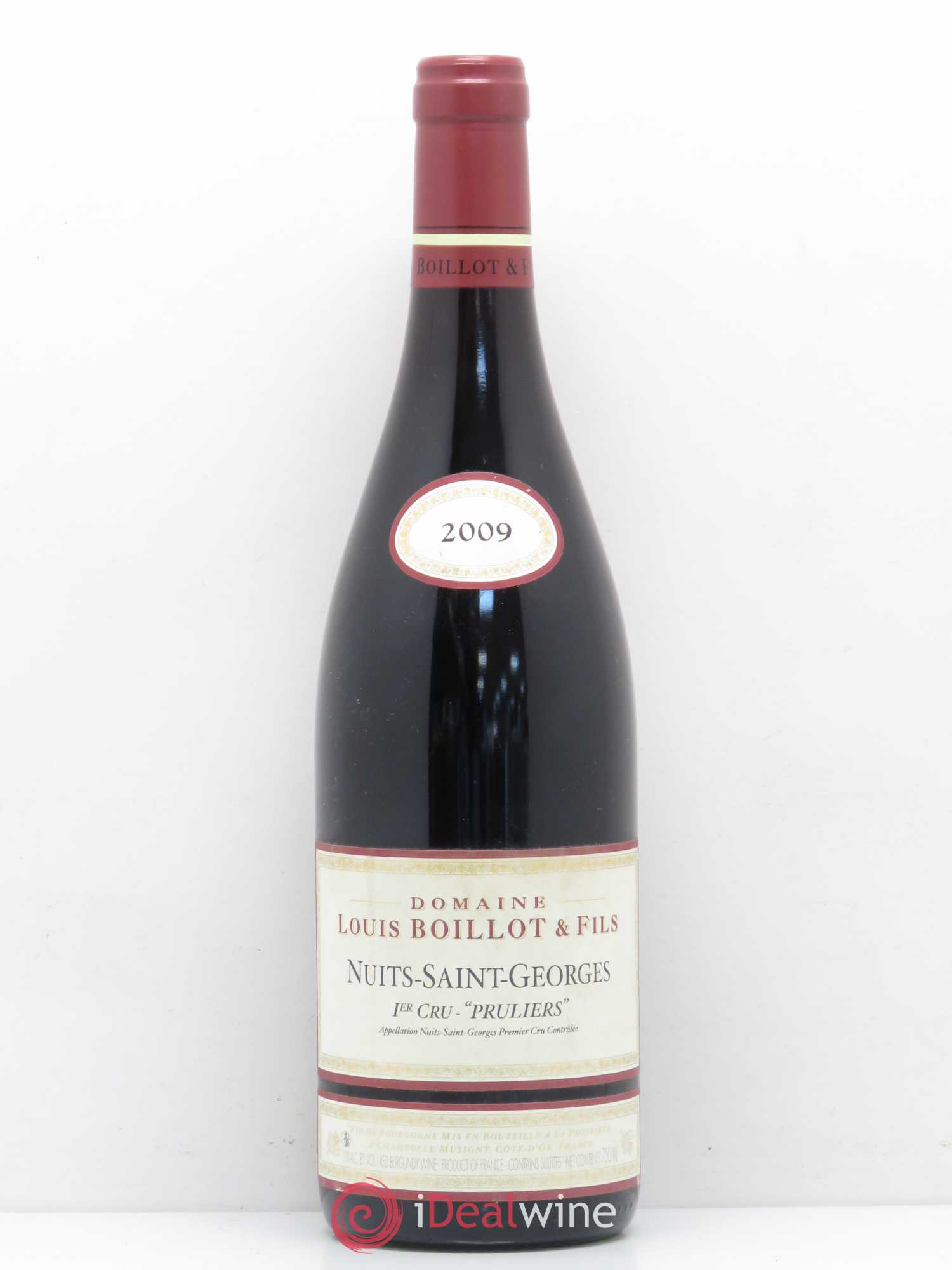 Nuits-Saint-Georges 1er Cru Les Pruliers Louis Boillot 2009 - Posten von 1 Flasche - 0