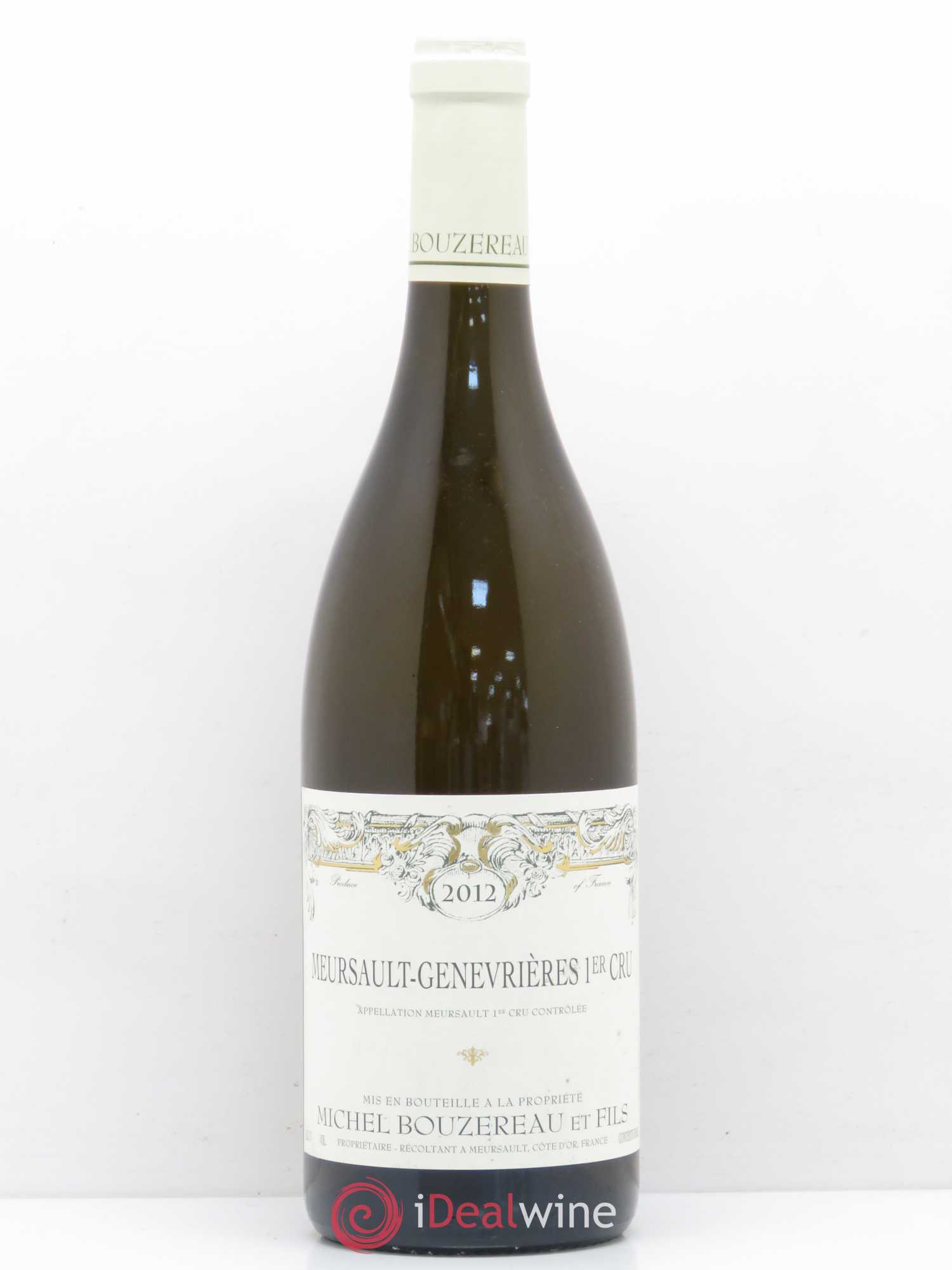 Meursault 1er Cru Les Genevrières Michel Bouzereau et Fils (Domaine) 2012 - Lot de 1 bouteille - 0