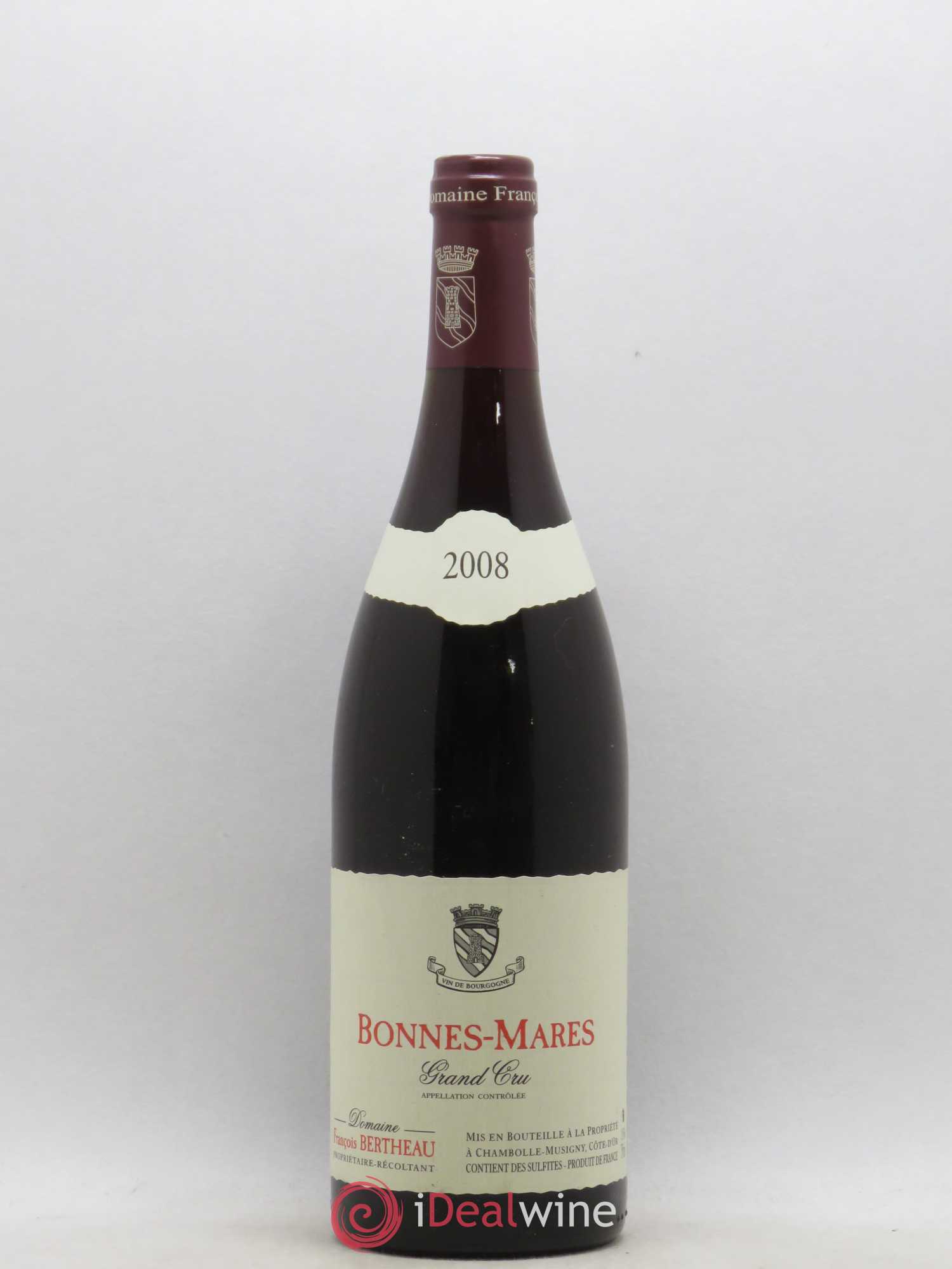 Bonnes-Mares Grand Cru Domaine François Bertheau 2008 - Posten von 1 Flasche - 0