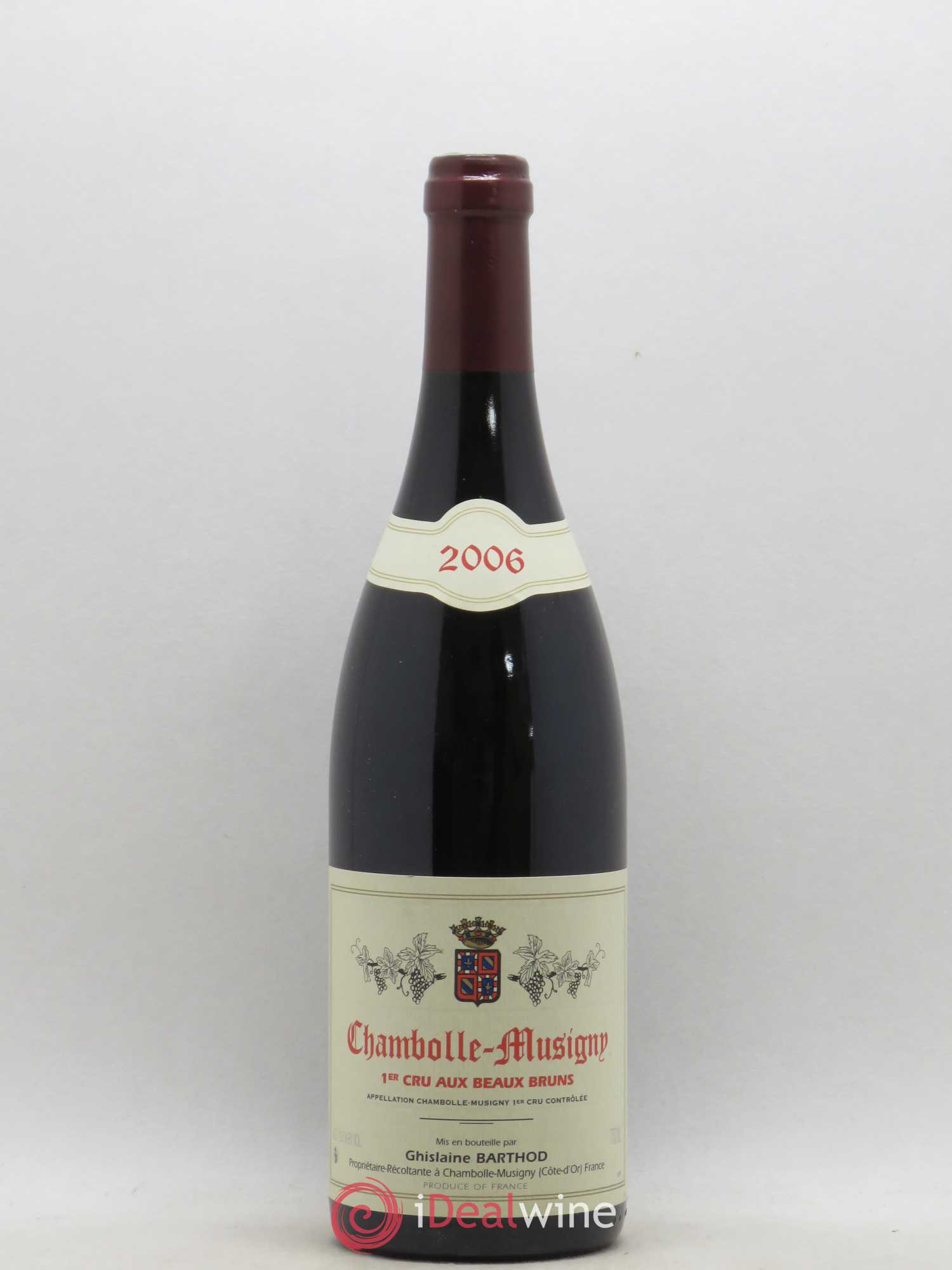 Chambolle-Musigny 1er Cru Aux Beaux Bruns Ghislaine Barthod 2006 - Lot de 1 bouteille - 0