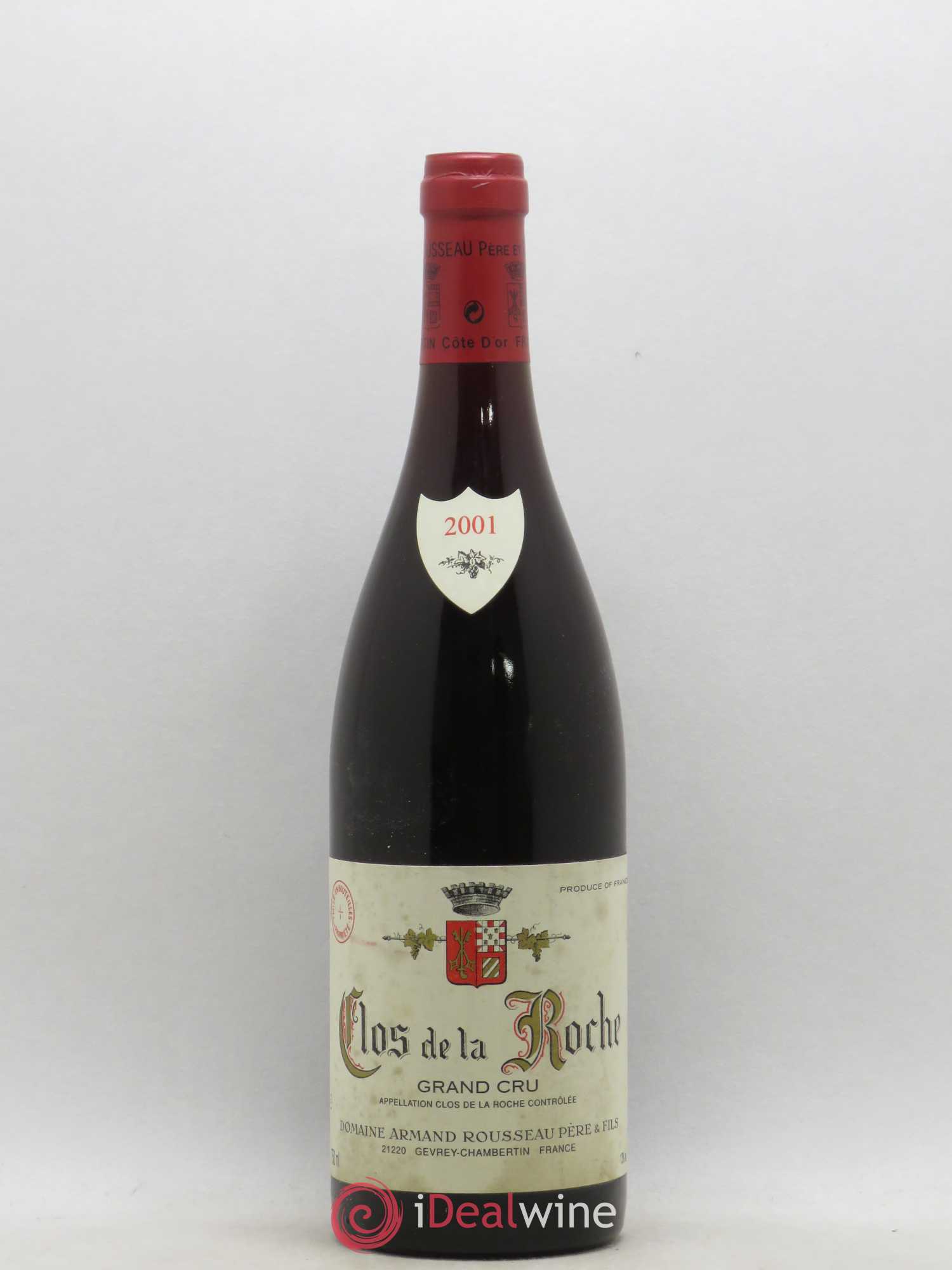 Clos de la Roche Grand Cru Armand Rousseau (Domaine) 2001 - Posten von 1 Flasche - 0