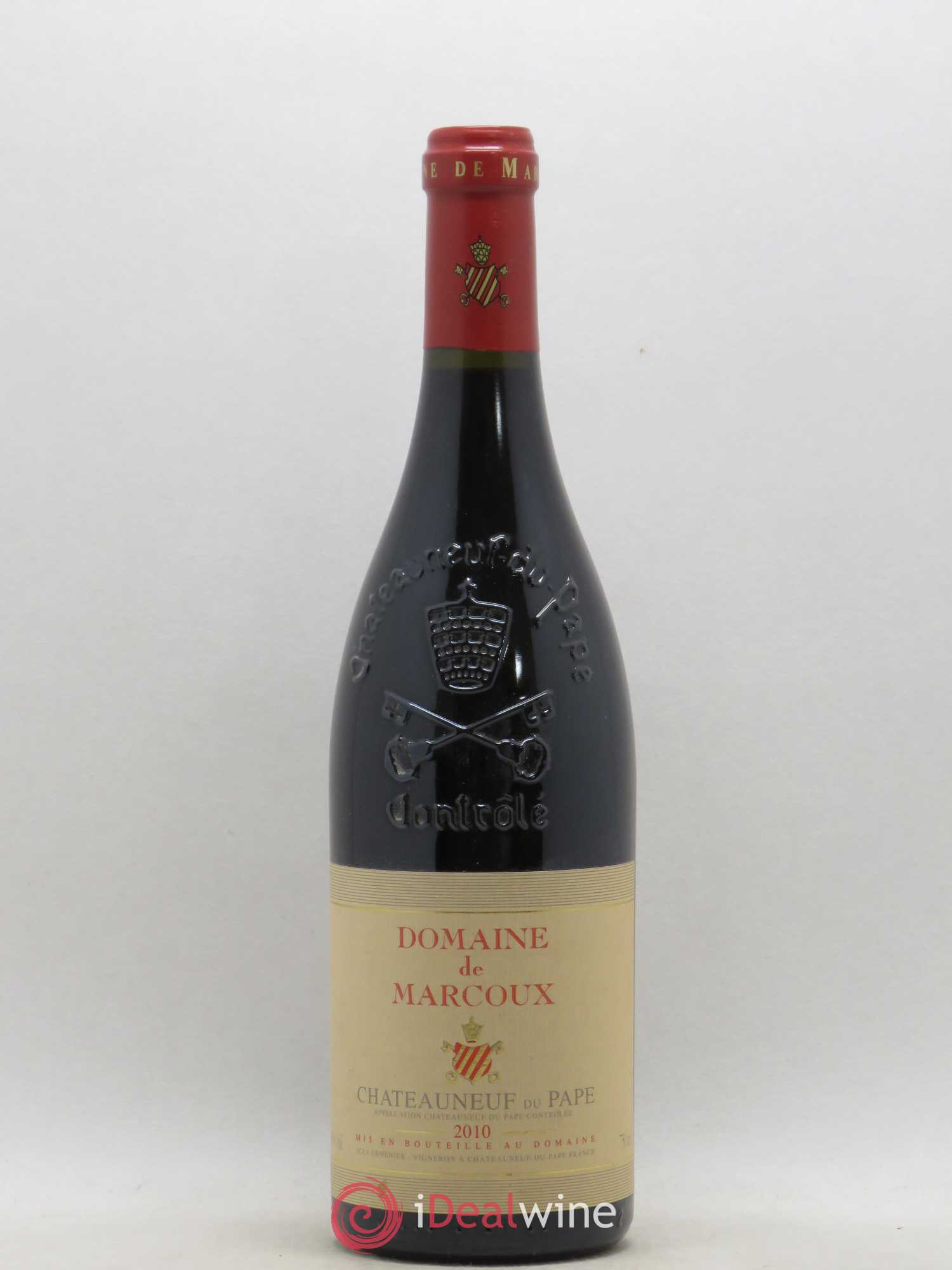 Châteauneuf-du-Pape Marcoux (Domaine de) 2010 - Lot de 1 bouteille - 0