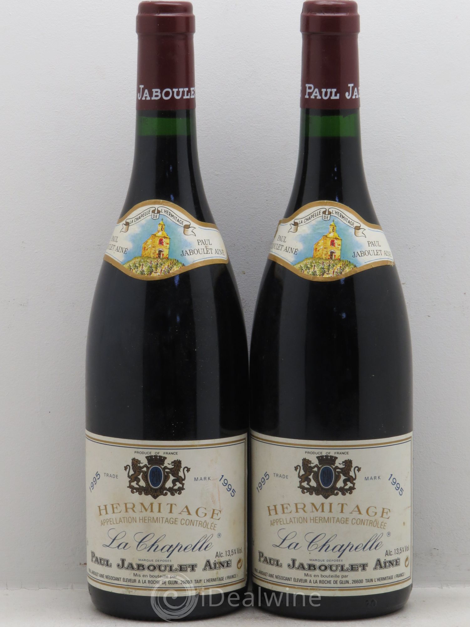 Hermitage La Chapelle Paul Jaboulet Ainé 1995 - Lot de 2 bouteilles - 0