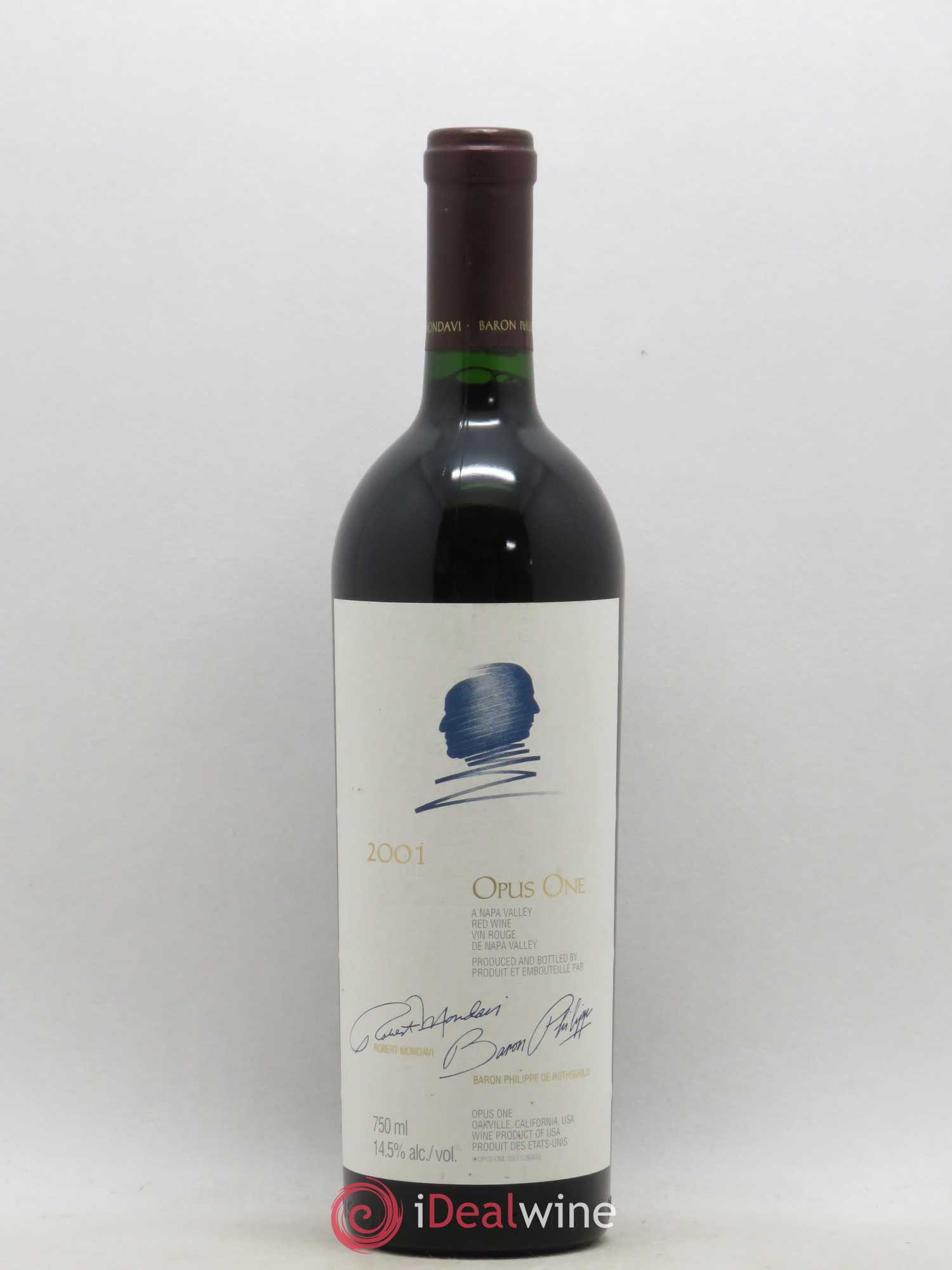 Napa Valley Opus One Robert Mondavi 2001 - Lot de 1 bouteille - 0