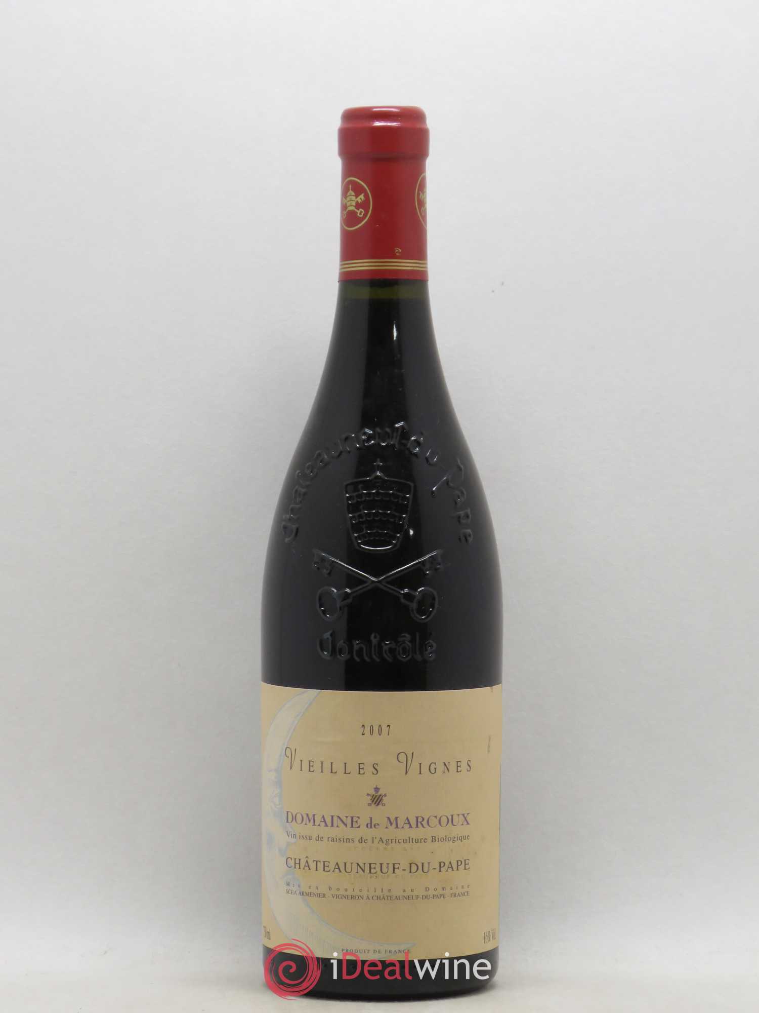 Châteauneuf-du-Pape Vieilles Vignes Marcoux (Domaine de) 2007 - Lot de 1 bouteille - 0