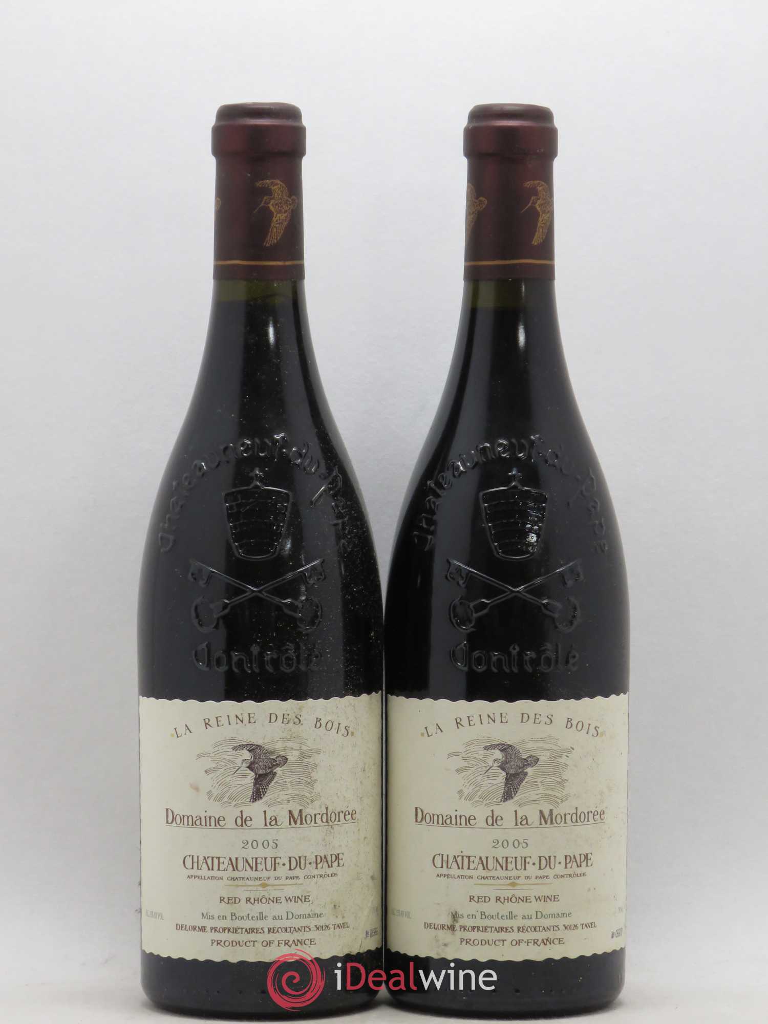 Châteauneuf-du-Pape Cuvée de la Reine des Bois La Mordorée (Domaine de) 2005 - Lot de 2 bouteilles - 0