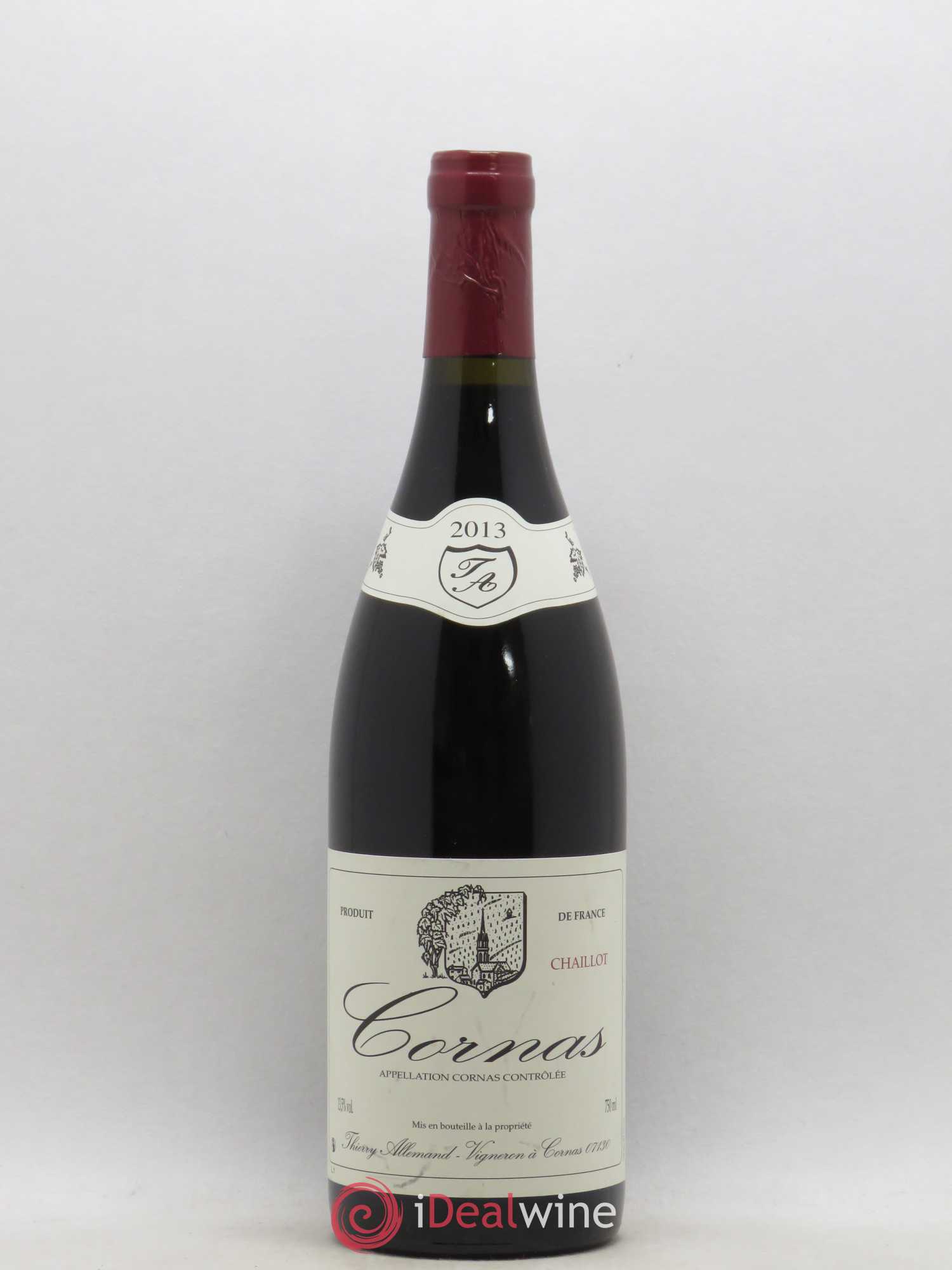 Cornas Chaillot Thierry Allemand 2013 - Posten von 1 Flasche - 0