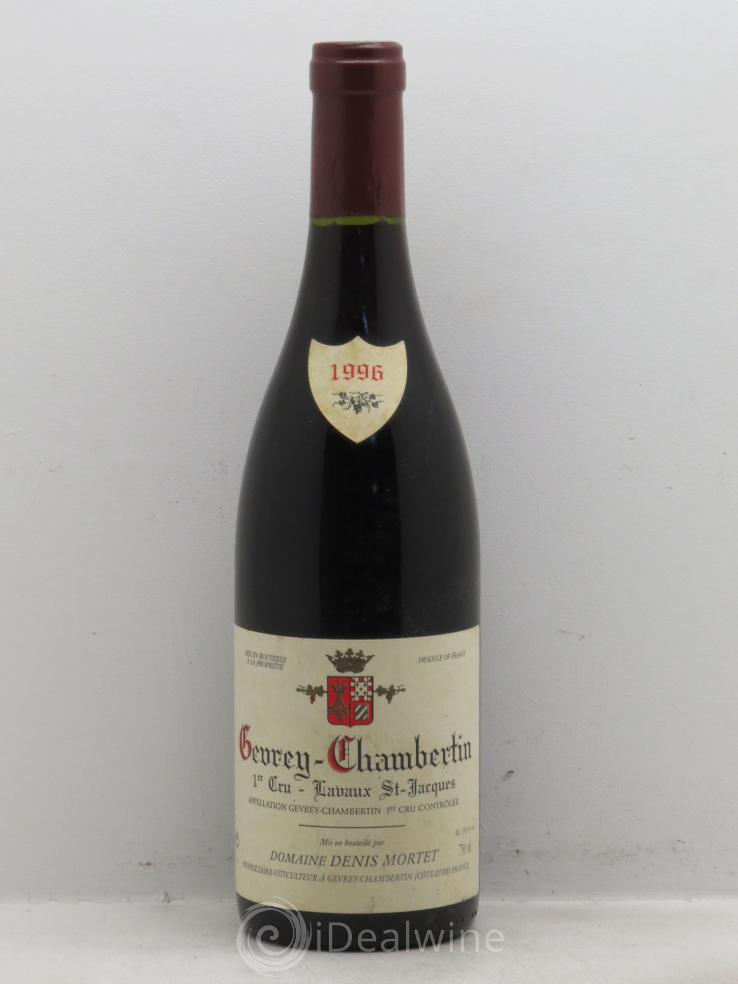 Gevrey-Chambertin 1er Cru Lavaux Saint Jacques Denis Mortet (Domaine) 1996 - Lot de 1 bouteille - 0