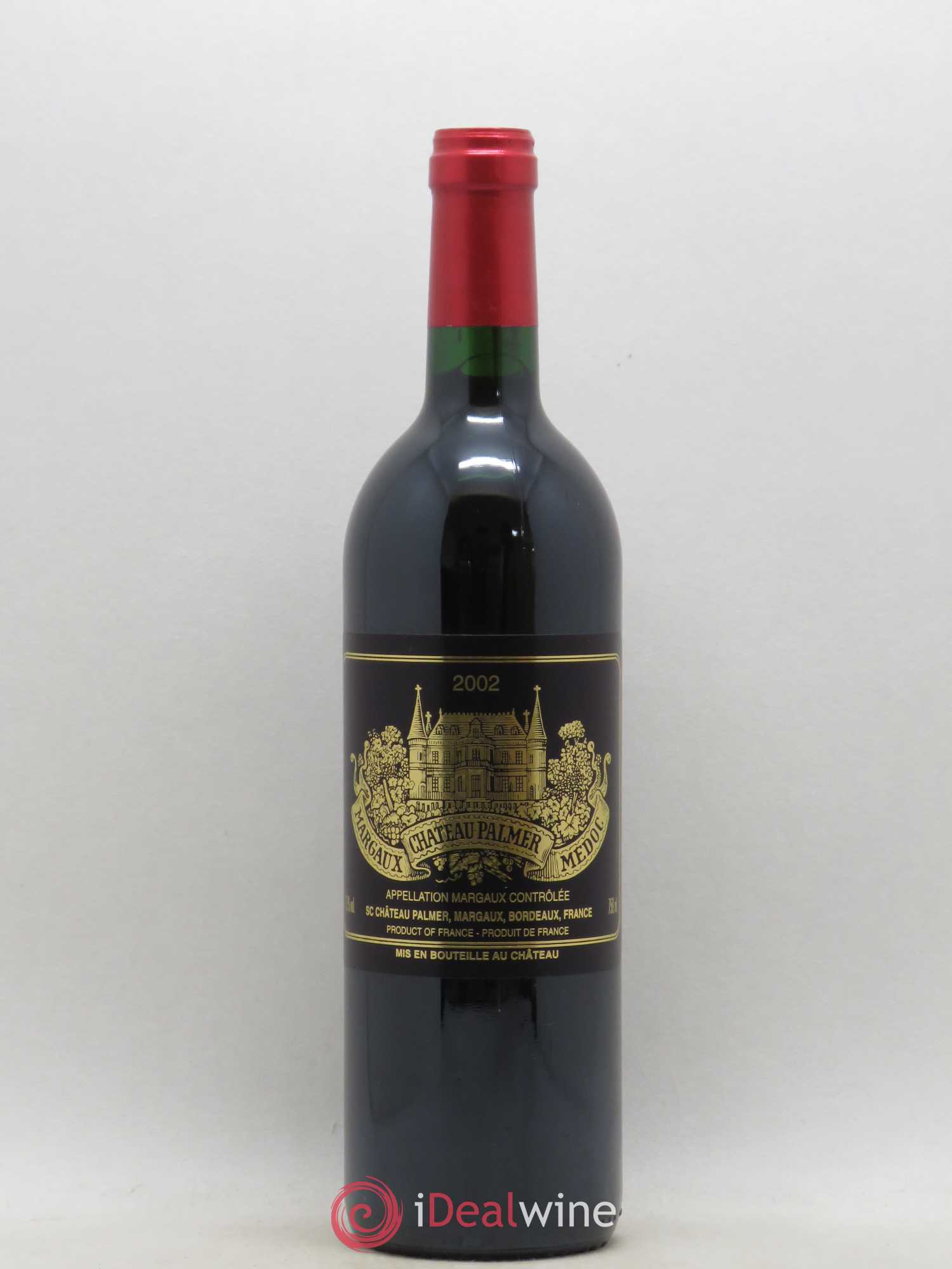 Château Palmer 3ème Grand Cru Classé 2002 - Lot de 1 bouteille - 0