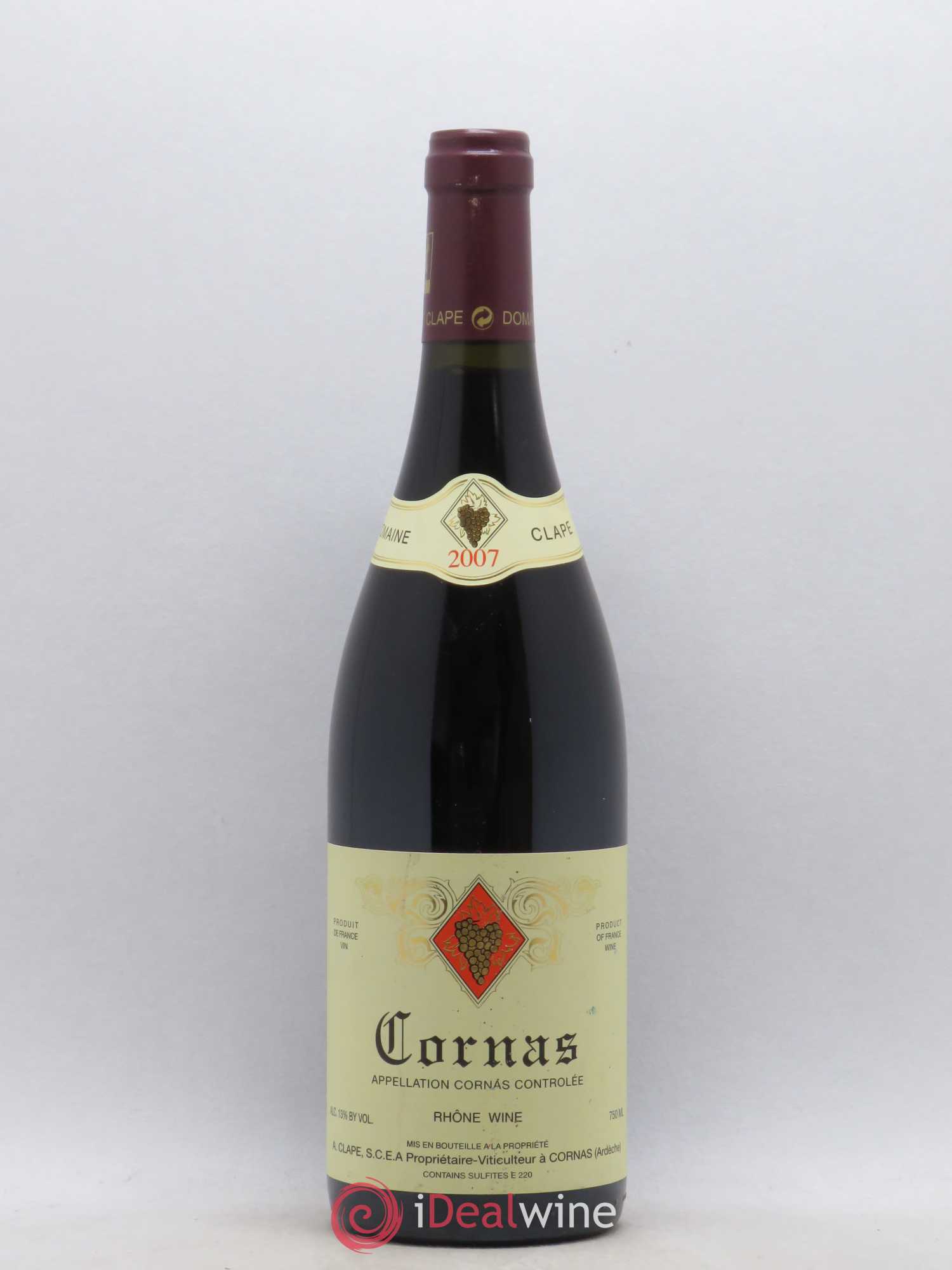 Cornas Auguste Clape 2007 - Lot de 1 bouteille - 0