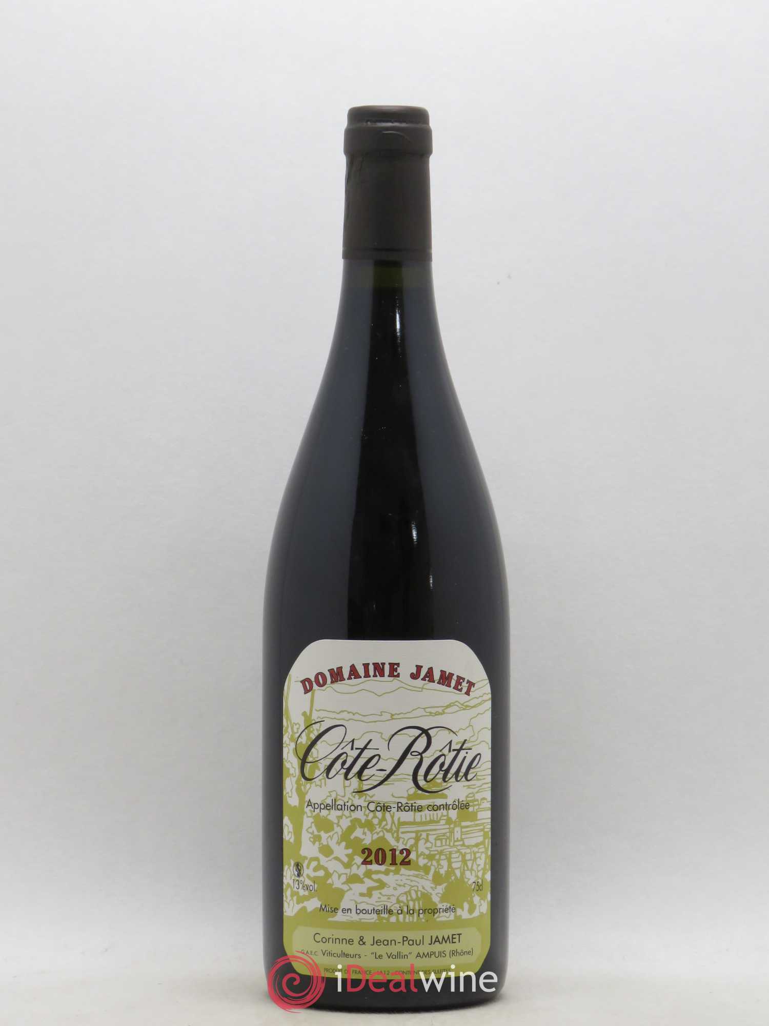 Côte-Rôtie Jamet (Domaine) 2012 - Lot de 1 bouteille - 0