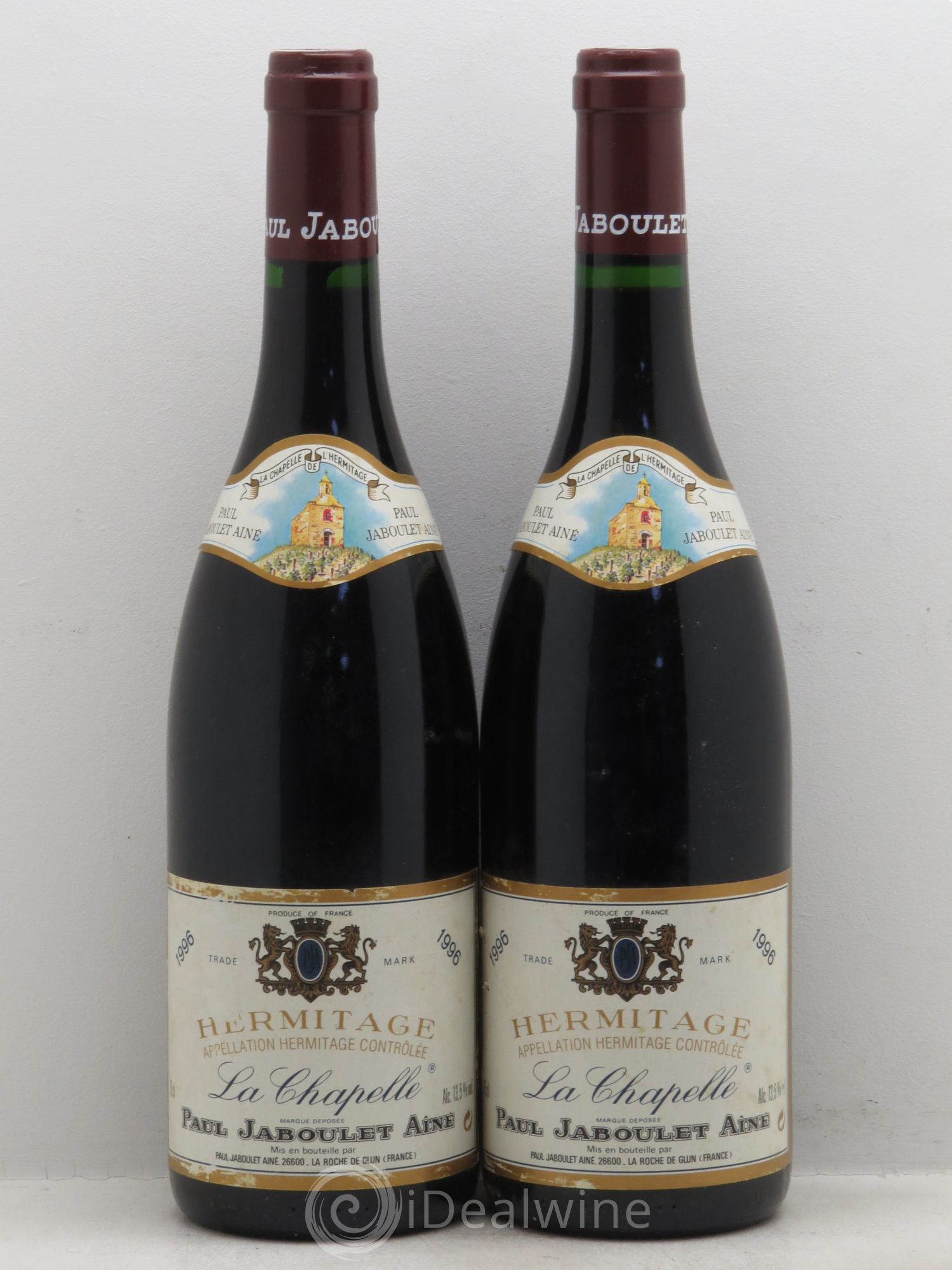 Hermitage La Chapelle Paul Jaboulet Ainé 1996 - Lot de 2 bouteilles - 0