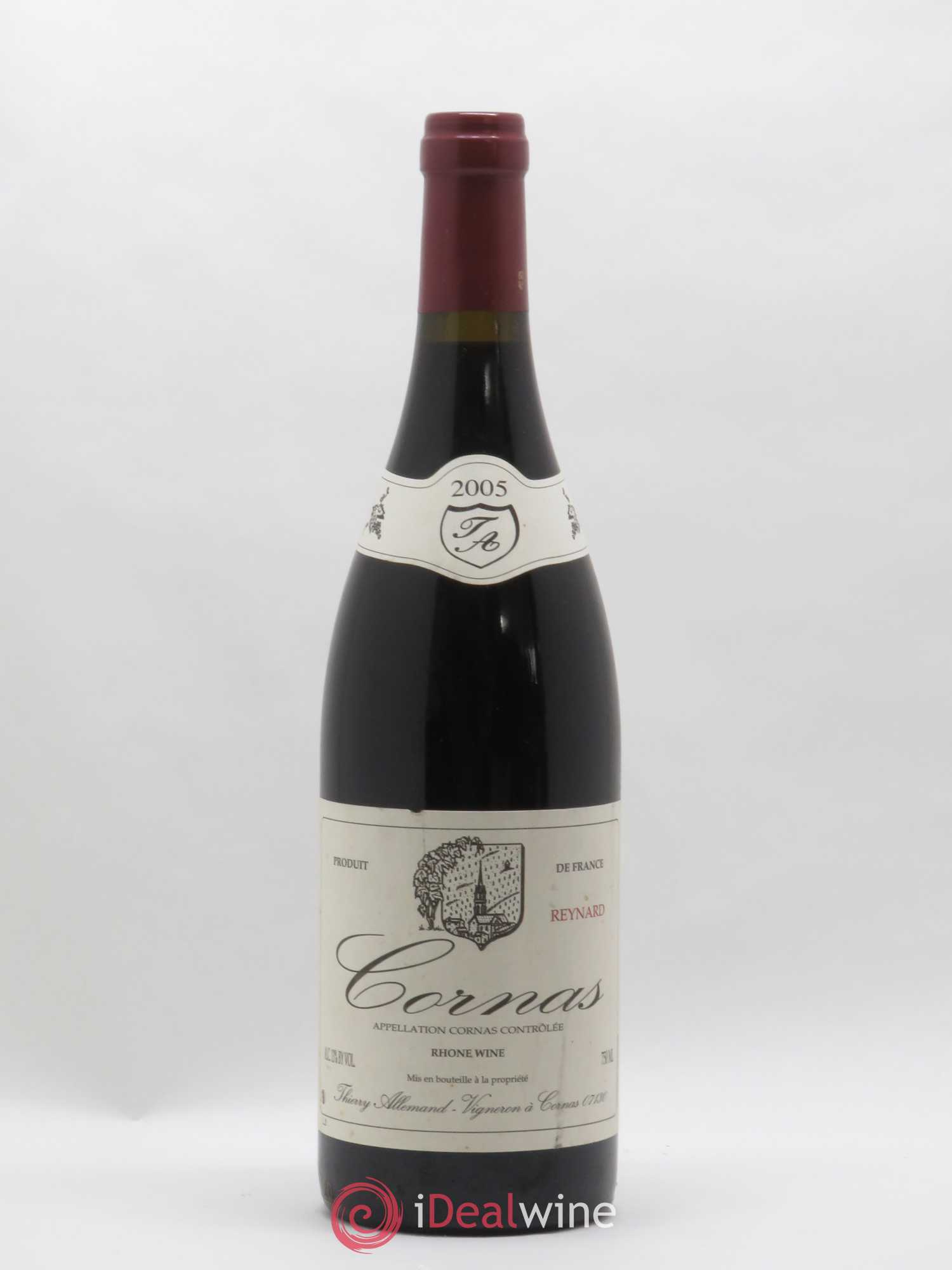 Cornas Reynard Thierry Allemand 2005 - Lot de 1 bouteille - 0