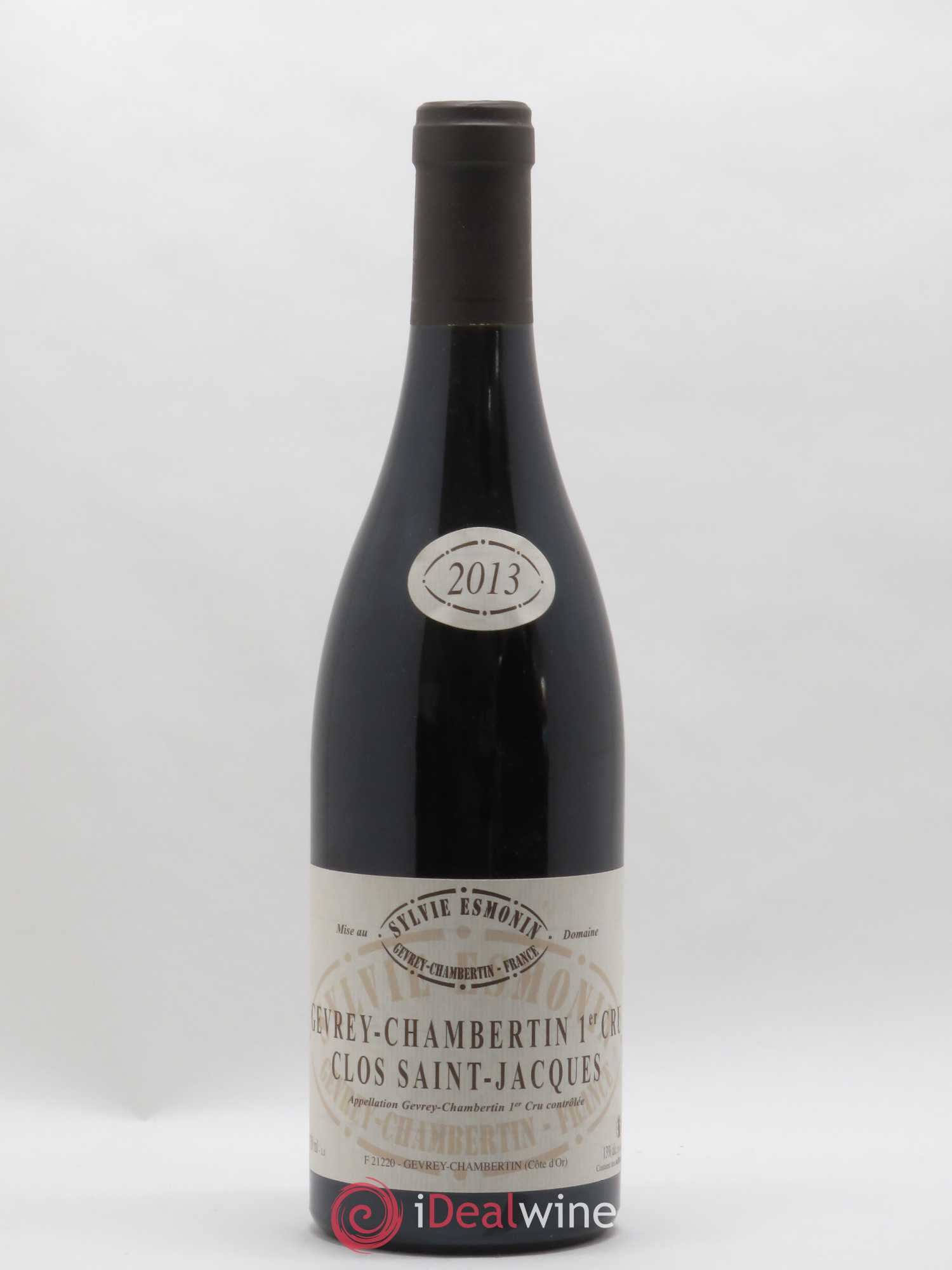 Gevrey-Chambertin 1er Cru Clos Saint Jacques Sylvie Esmonin 2013 - Posten von 1 Flasche - 0