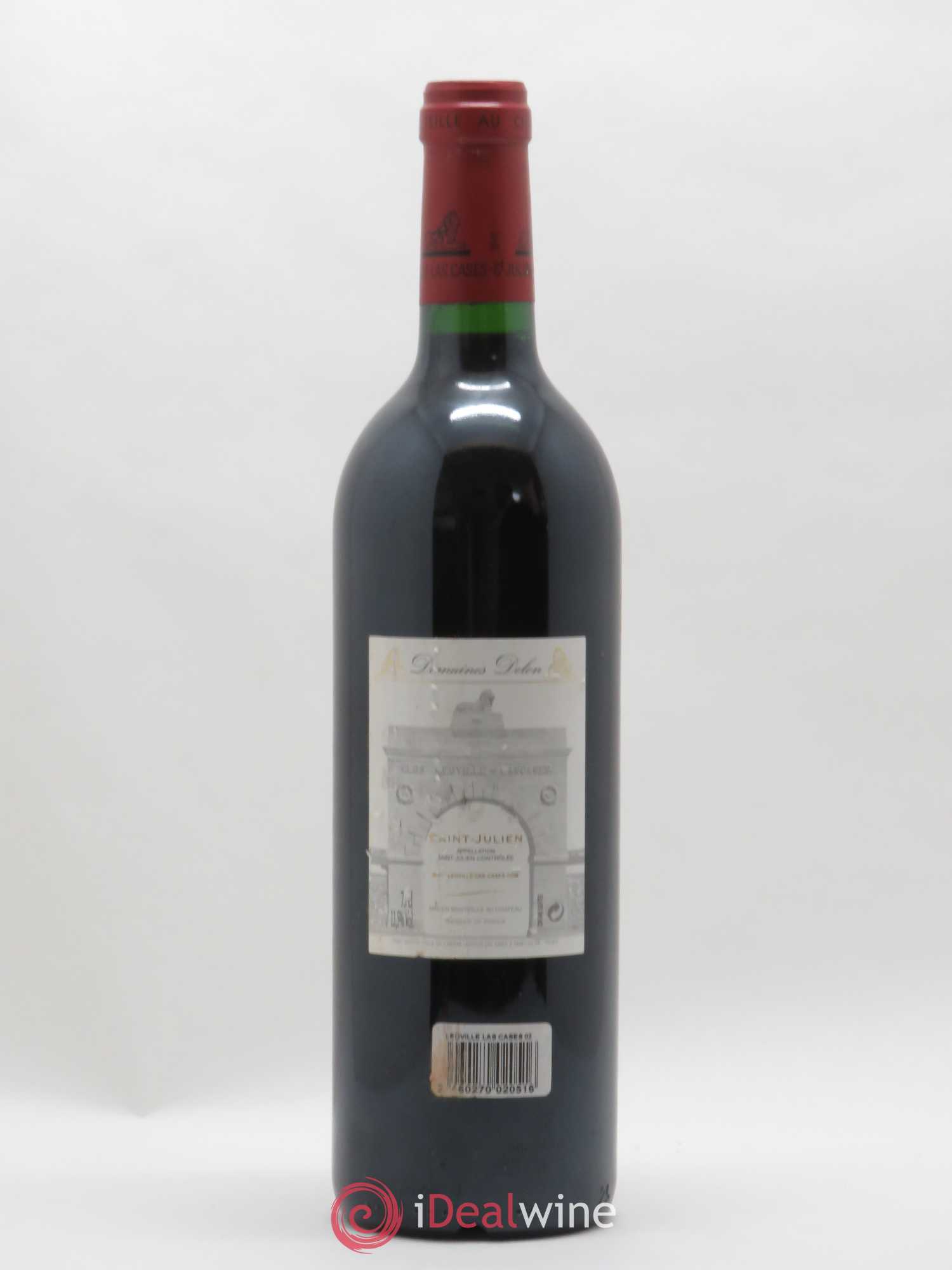 Château Léoville Las Cases 2ème Grand Cru Classé 2002 - Lot de 1 bouteille - 1