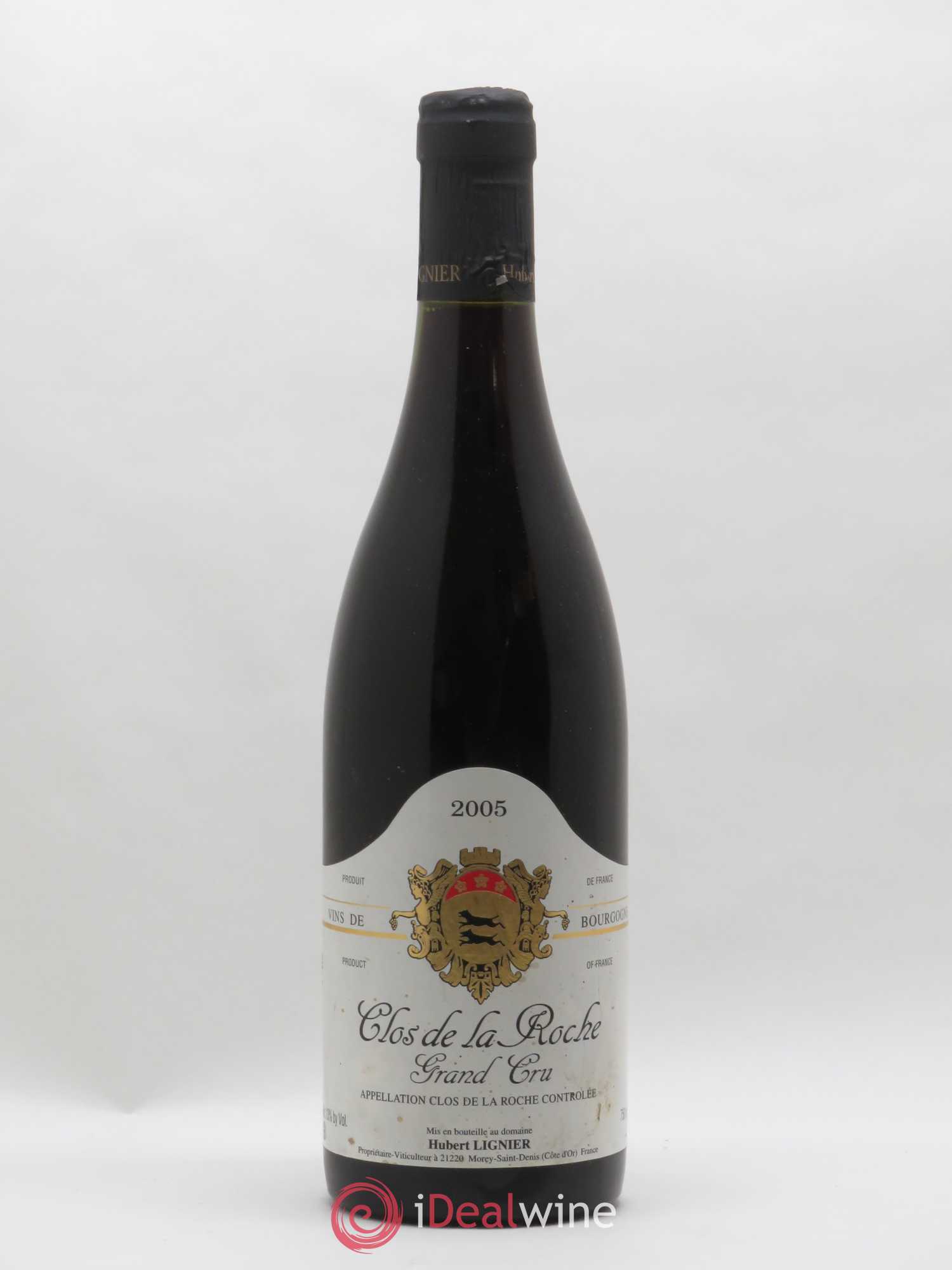 Clos de la Roche Grand Cru Hubert Lignier (Domaine) 2005 - Lot de 1 bouteille - 0
