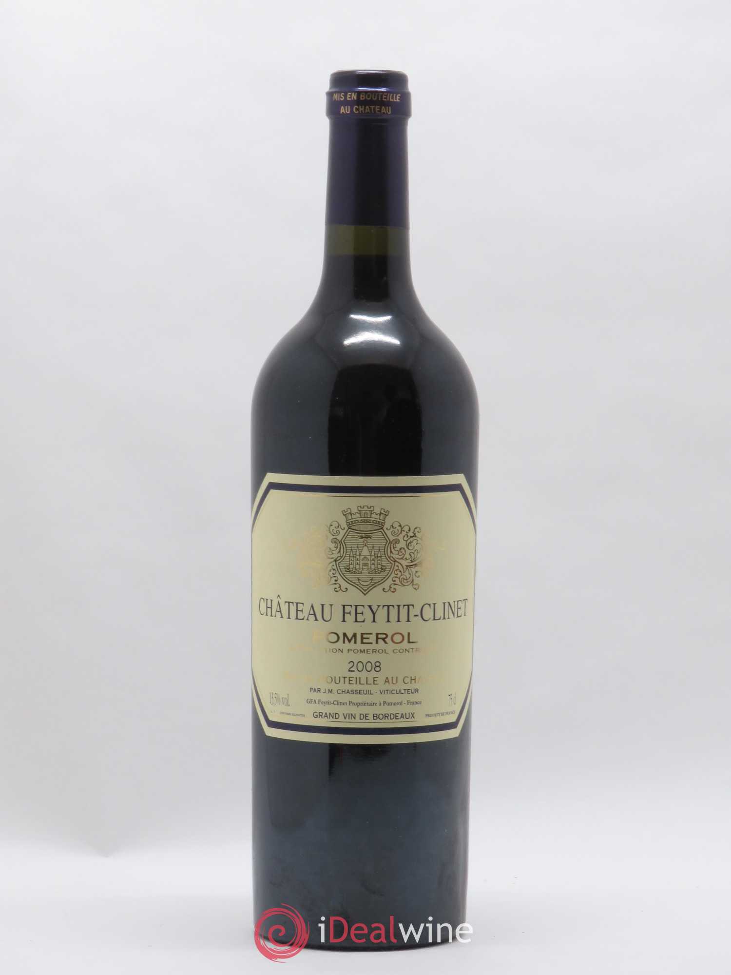 Château Feytit-Clinet 2008 - Lot de 1 bouteille - 0