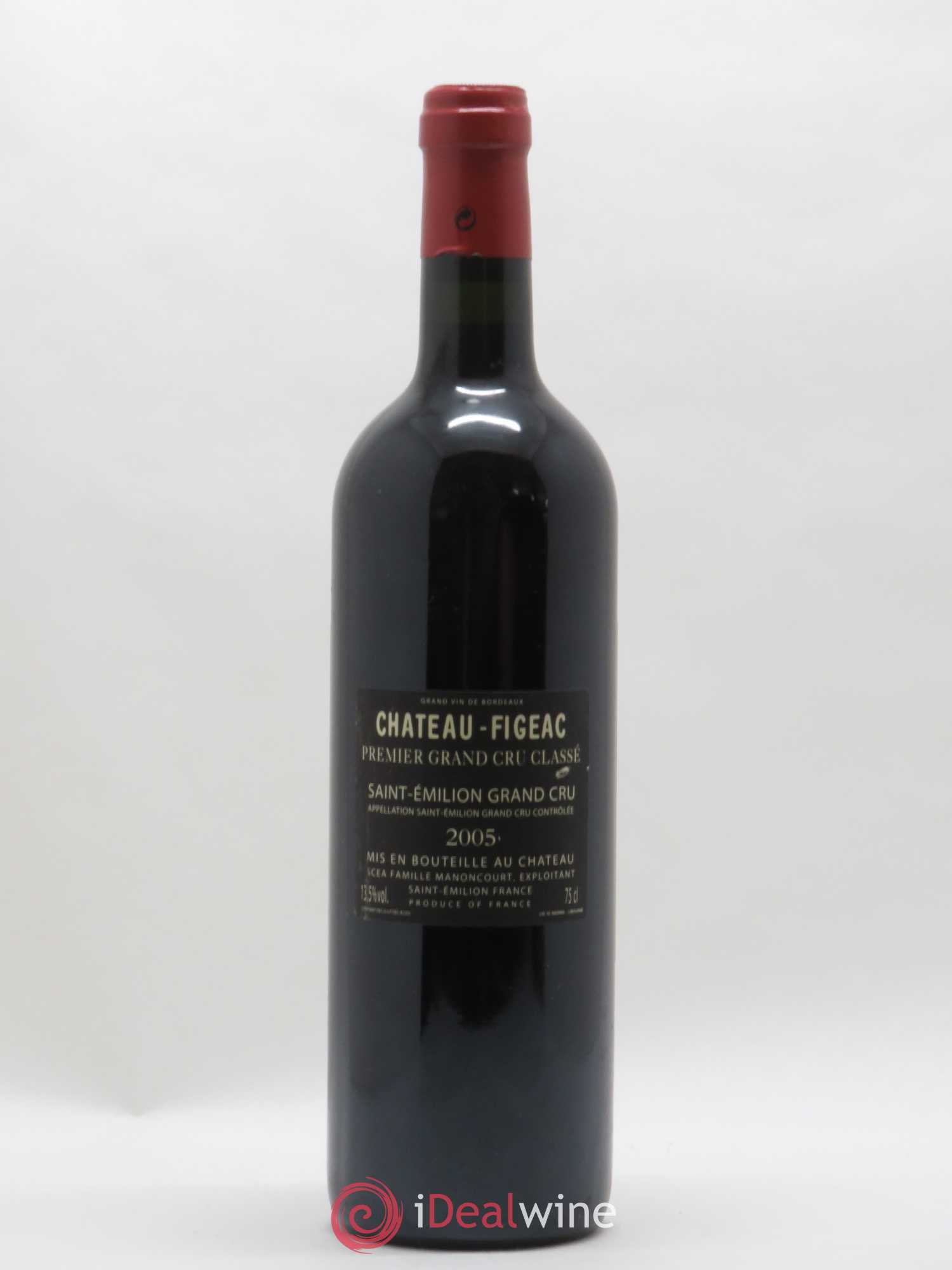Château Figeac 1er Grand Cru Classé A 2005 - Lot de 1 bouteille - 1