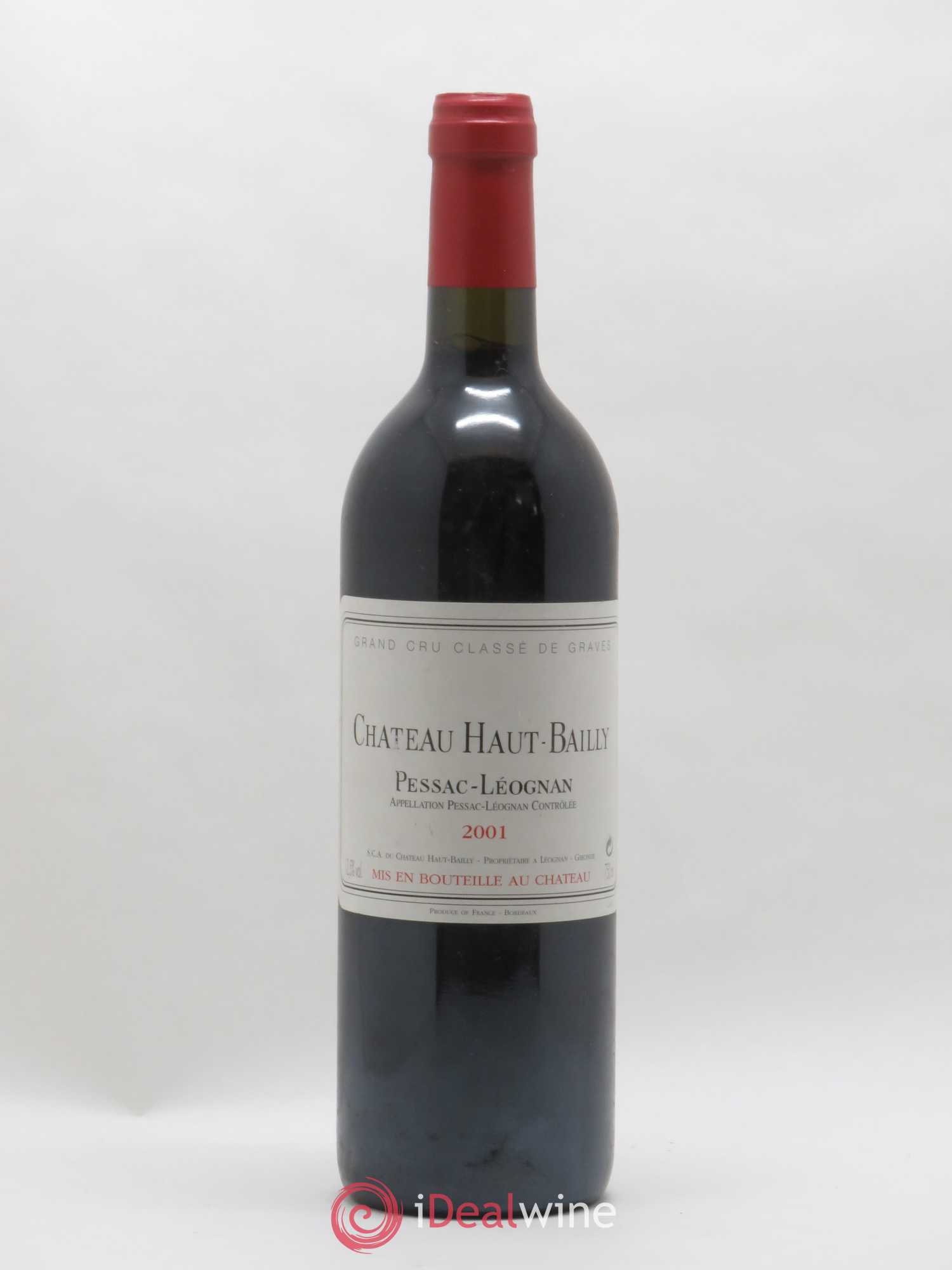 Château Haut-Bailly Cru Classé de Graves 2001 - Lot de 1 bouteille - 0