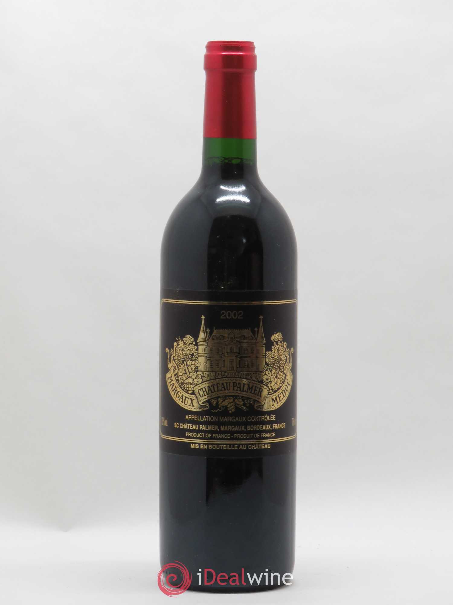 Château Palmer 3ème Grand Cru Classé 2002 - Lot de 1 bouteille - 0