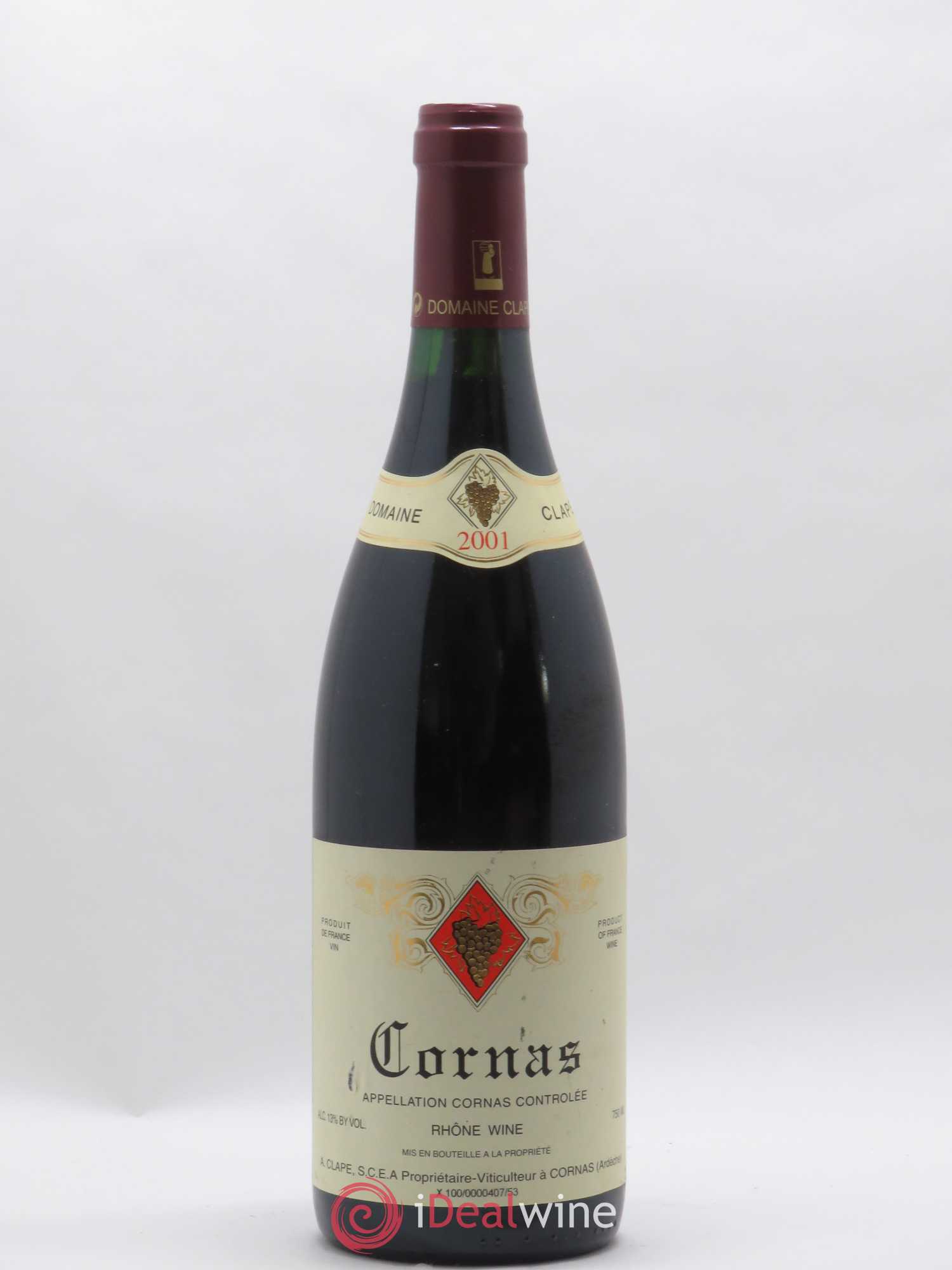 Cornas Auguste Clape 2001 - Lot de 1 bouteille - 0