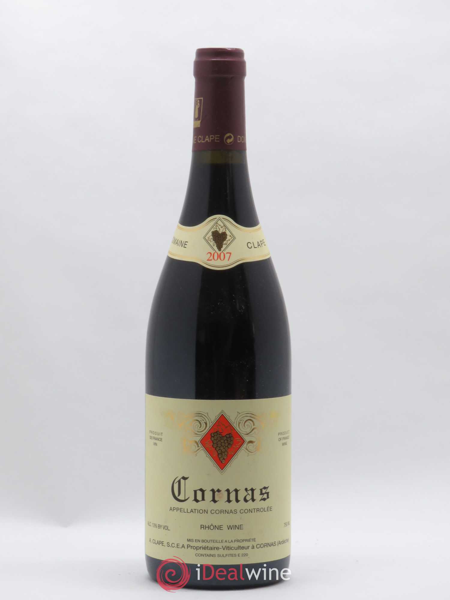 Cornas Auguste Clape 2007 - Lot de 1 bouteille - 0