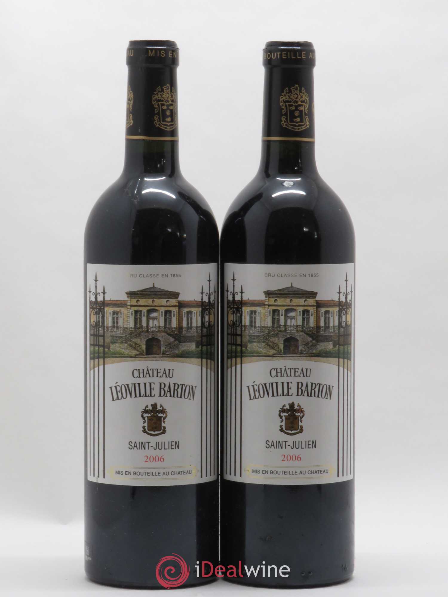 Château Léoville Barton 2ème Grand Cru Classé 2006 - Lot de 2 bouteilles - 0