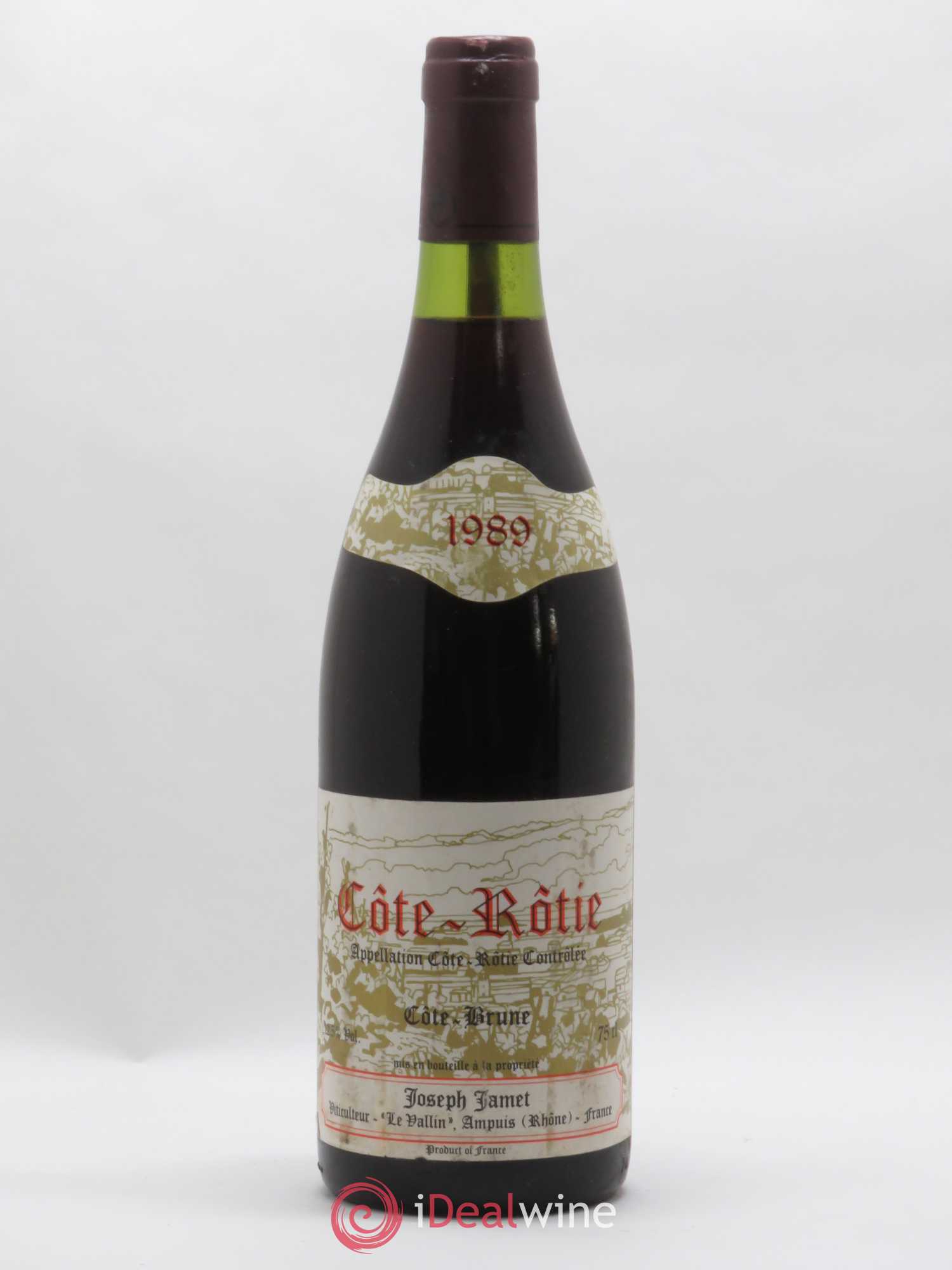 Côte-Rôtie Côte Brune Jamet (Domaine) 1989 - Lot de 1 bouteille - 0