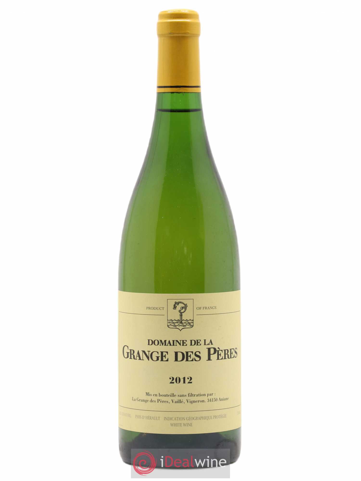 Pays d'Hérault Grange des Pères Laurent Vaillé 2012 - Lot de 1 bouteille - 0