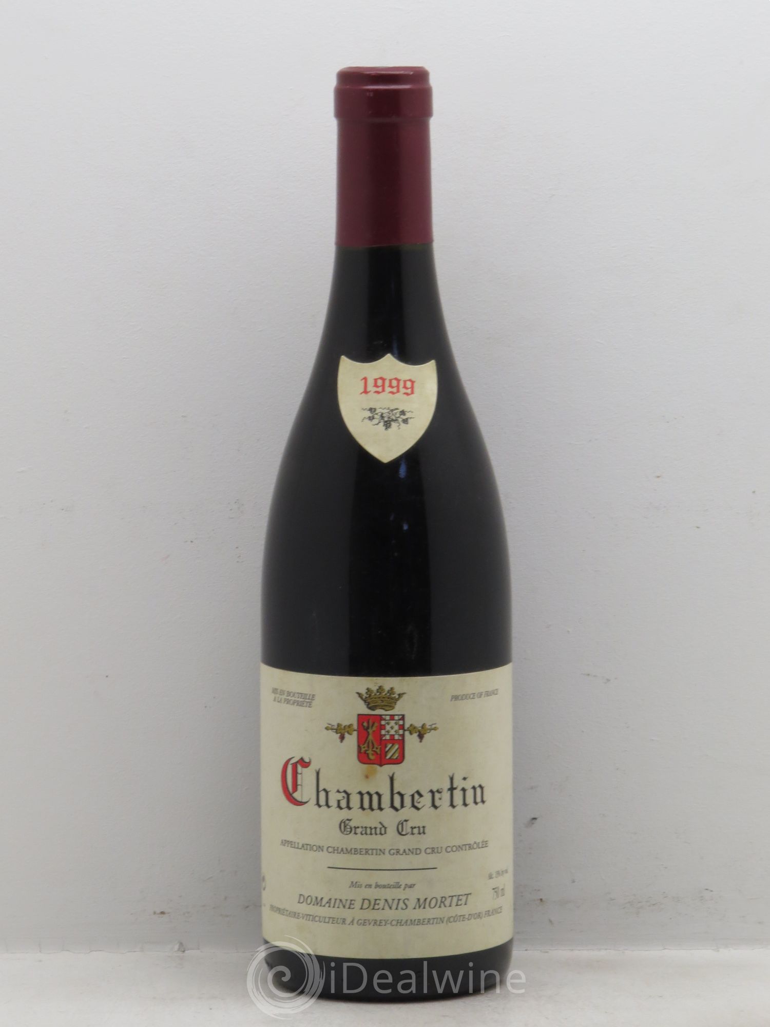 Chambertin Grand Cru Denis Mortet (Domaine) 1999 - Lot de 1 bouteille - 0