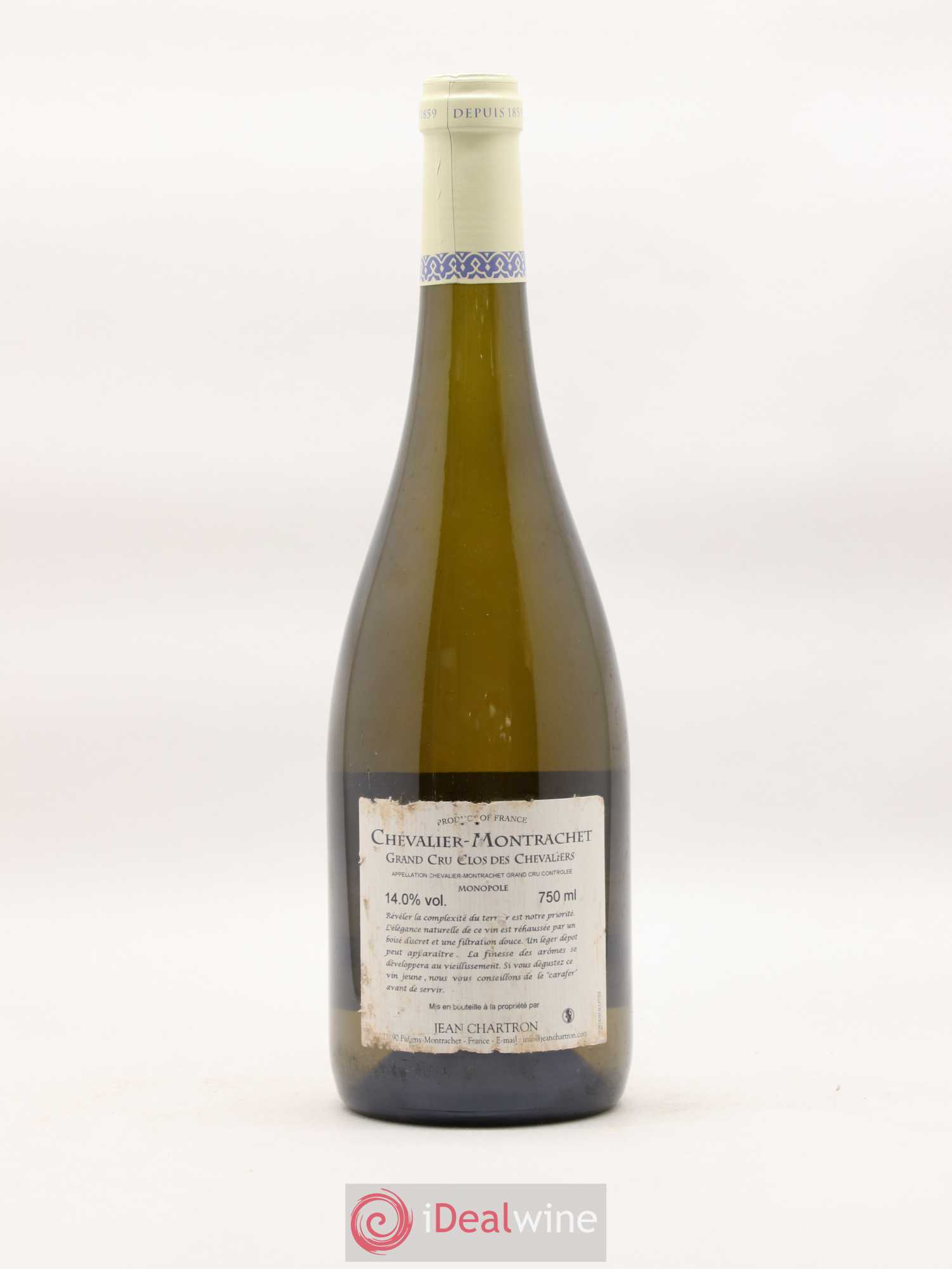 Chevalier-Montrachet Grand Cru Clos des Chevaliers Jean Chartron (Domaine) 2013 - Lot de 1 bouteille - 1