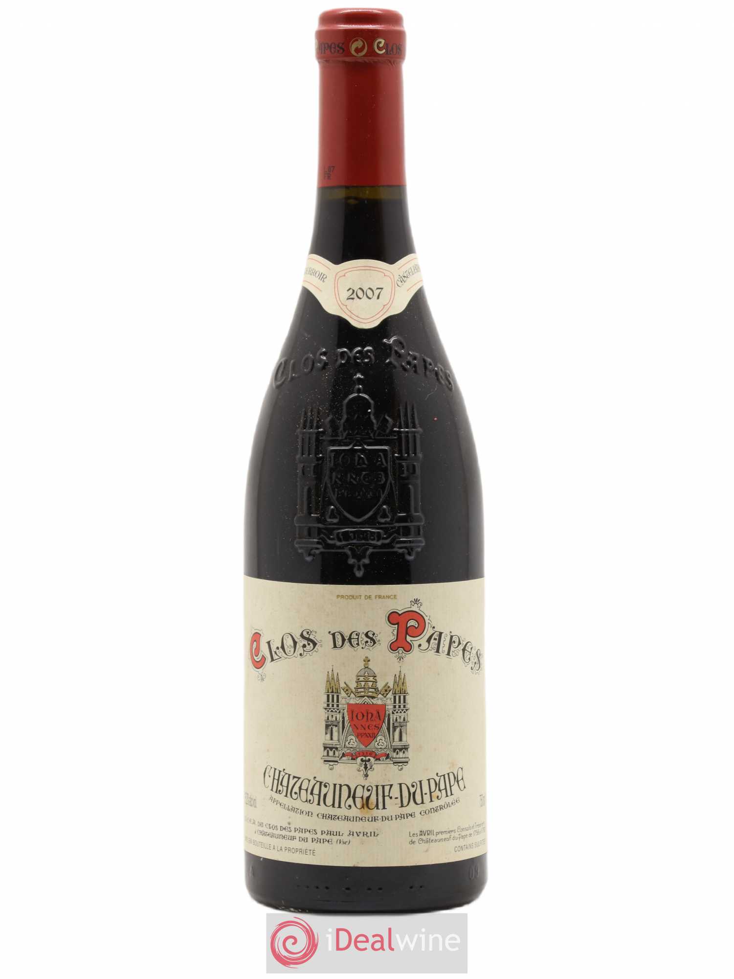 Châteauneuf-du-Pape Clos des Papes - Paul Avril 2007 - Lot de 1 bouteille - 0