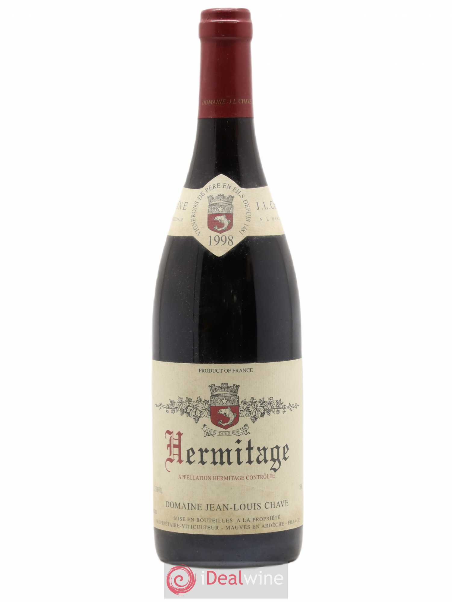 Hermitage Jean-Louis Chave 1998 - Lot de 1 bouteille - 0