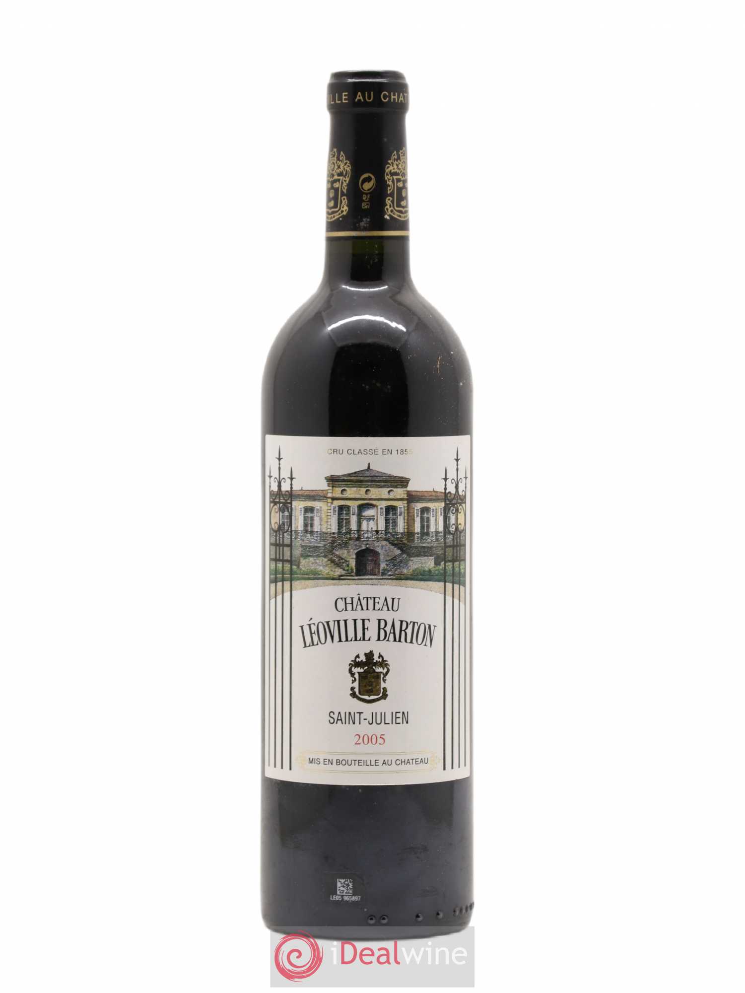Château Léoville Barton 2ème Grand Cru Classé 2005 - Lot de 1 bouteille - 0