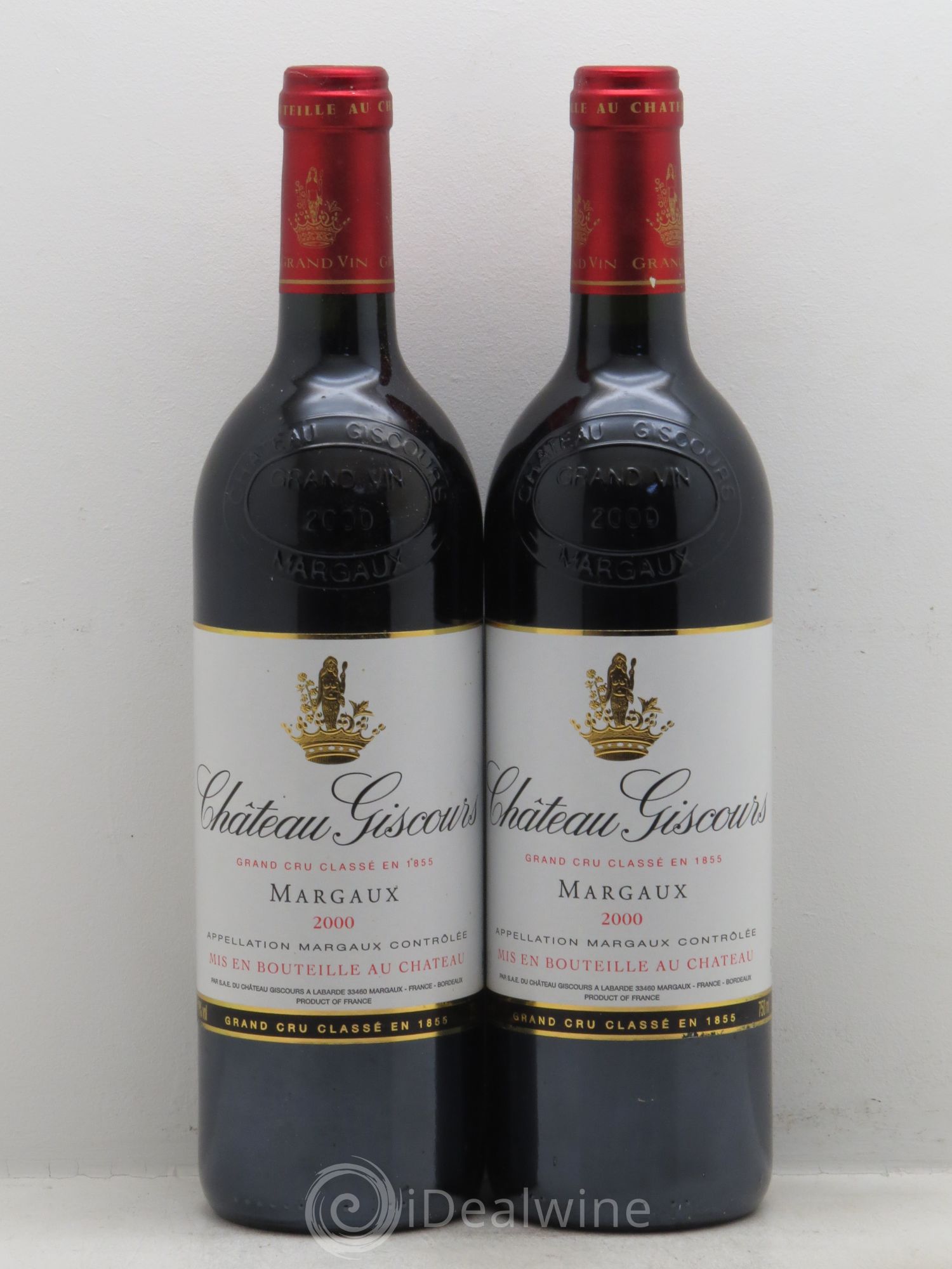 Château Giscours 3ème Grand Cru Classé 2000 - Lot de 2 bouteilles - 0