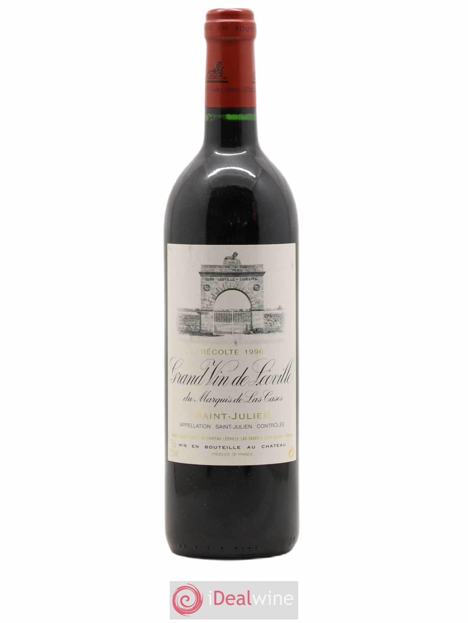 Château Léoville Las Cases 2ème Grand Cru Classé 1996 - Lot de 1 bouteille - 0