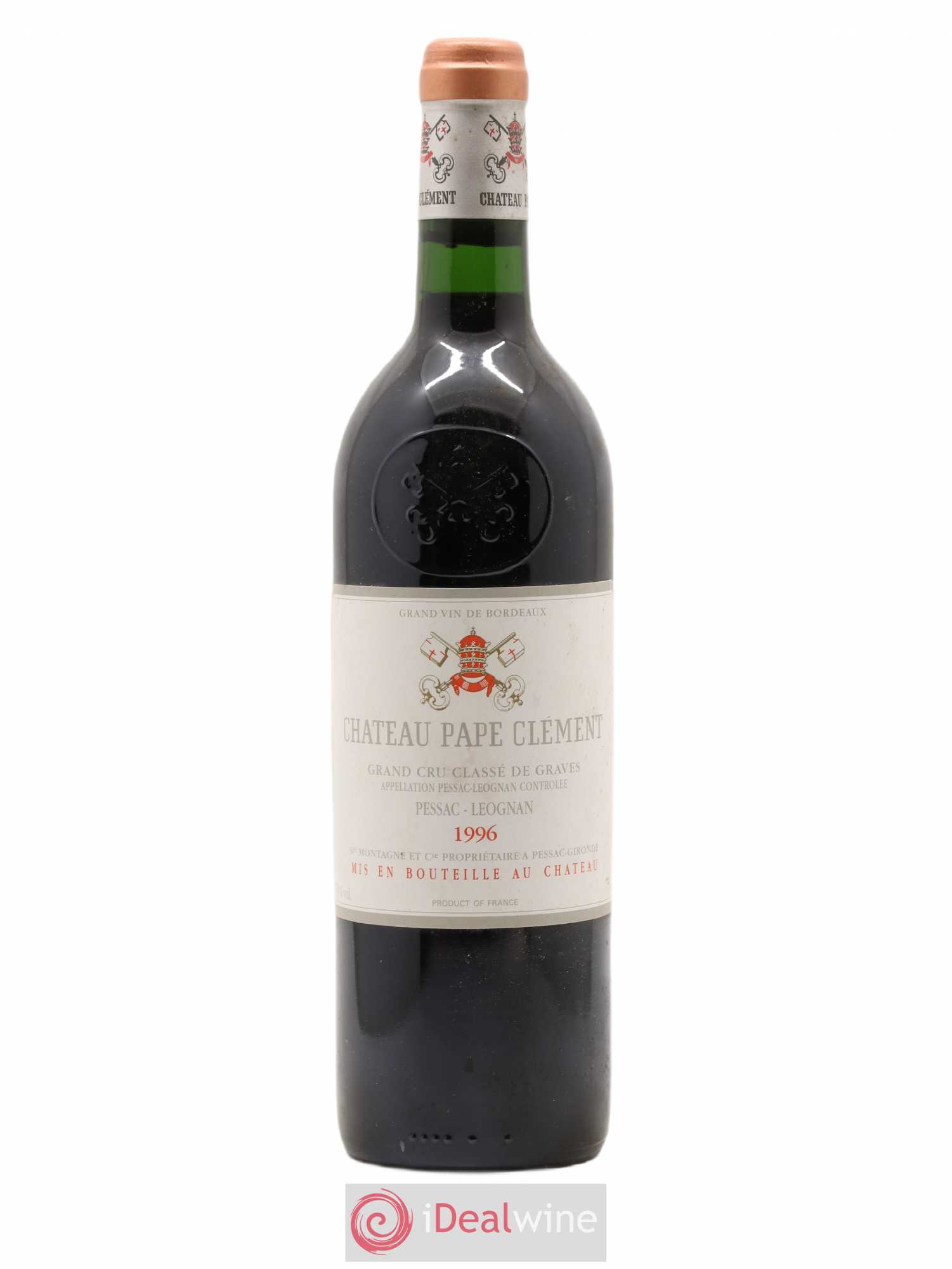 Château Pape Clément Cru Classé de Graves 1996 - Lot de 1 bouteille - 0