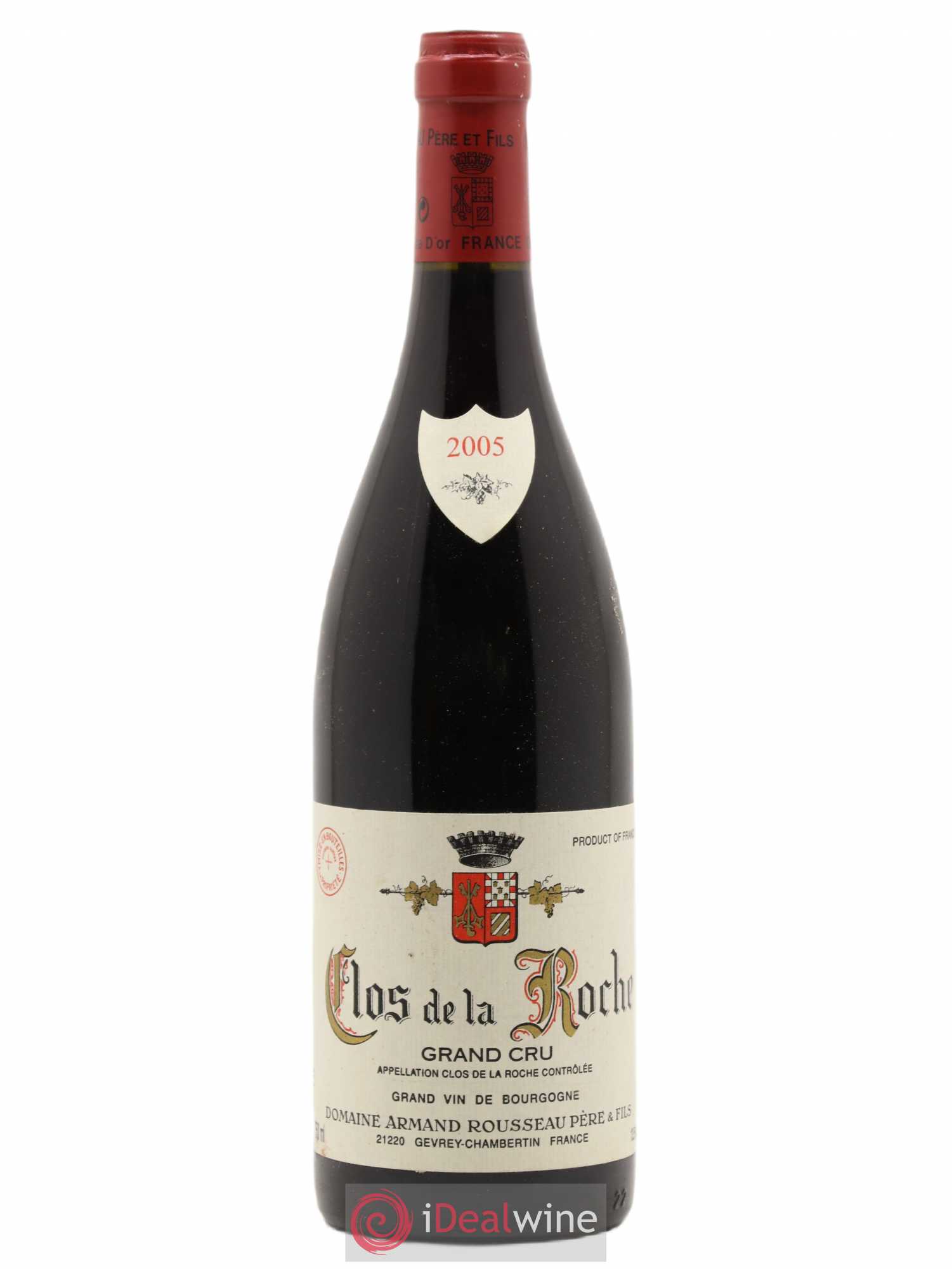 Clos de la Roche Grand Cru Armand Rousseau (Domaine) 2005 - Lot de 1 bouteille - 0
