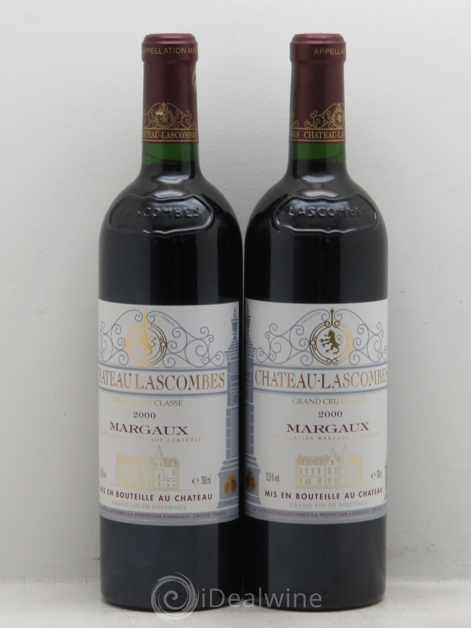 Château Lascombes 2ème Grand Cru Classé 2000 - Lot de 2 bouteilles - 0