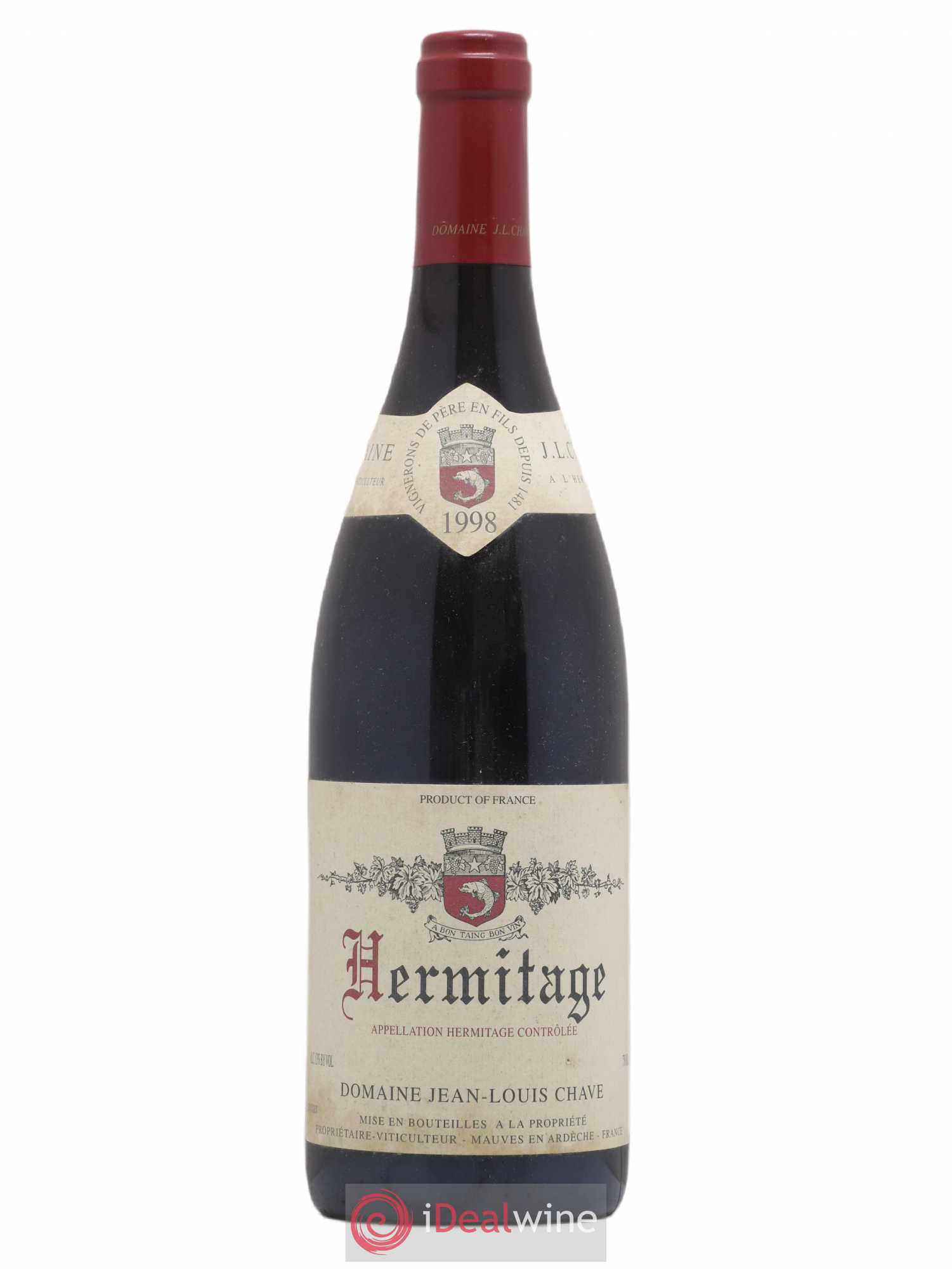 Hermitage Jean-Louis Chave 1998 - Lot de 1 bouteille - 0