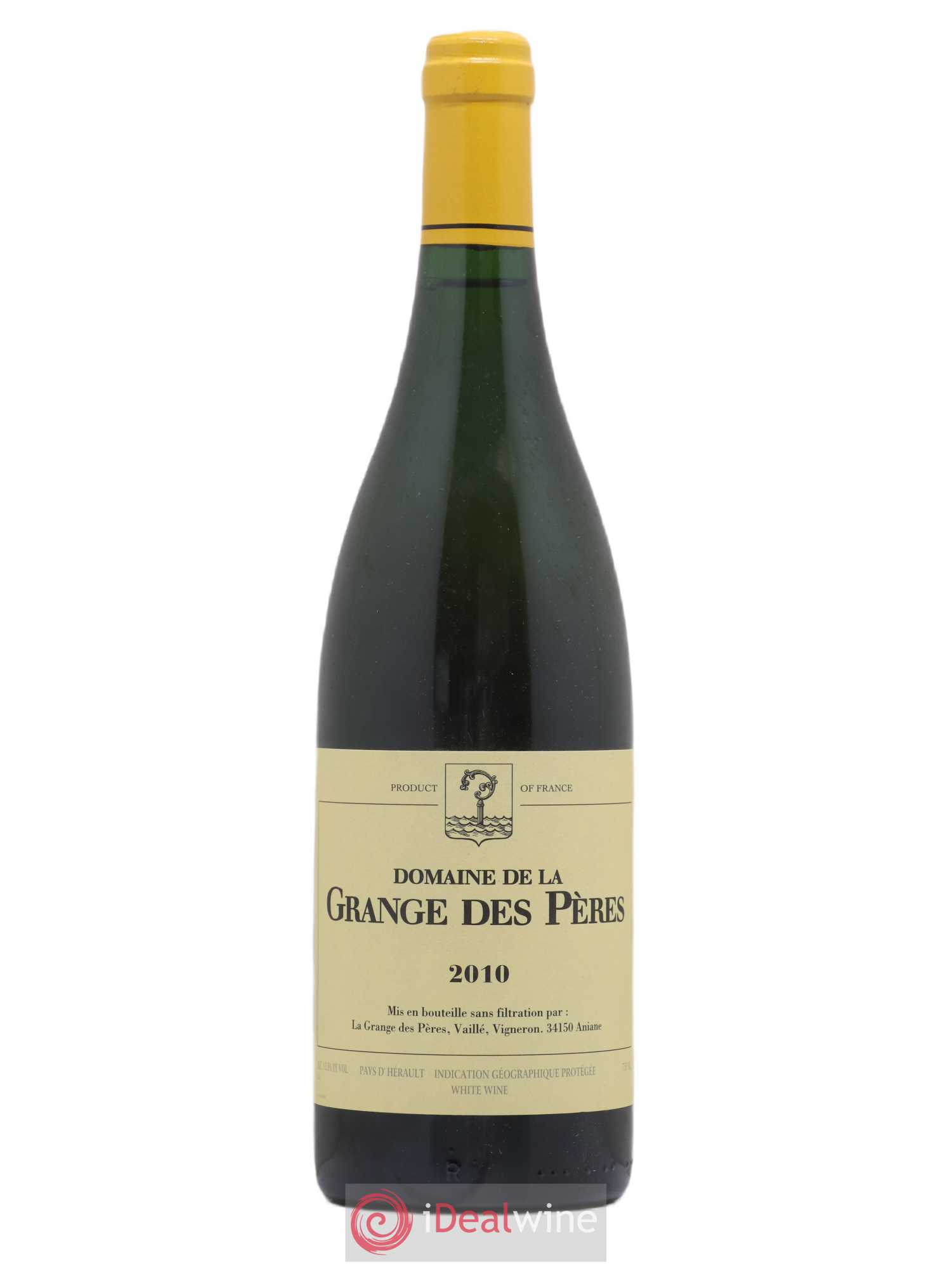 Pays d'Hérault Grange des Pères Laurent Vaillé 2010 - Lot de 1 bouteille - 0