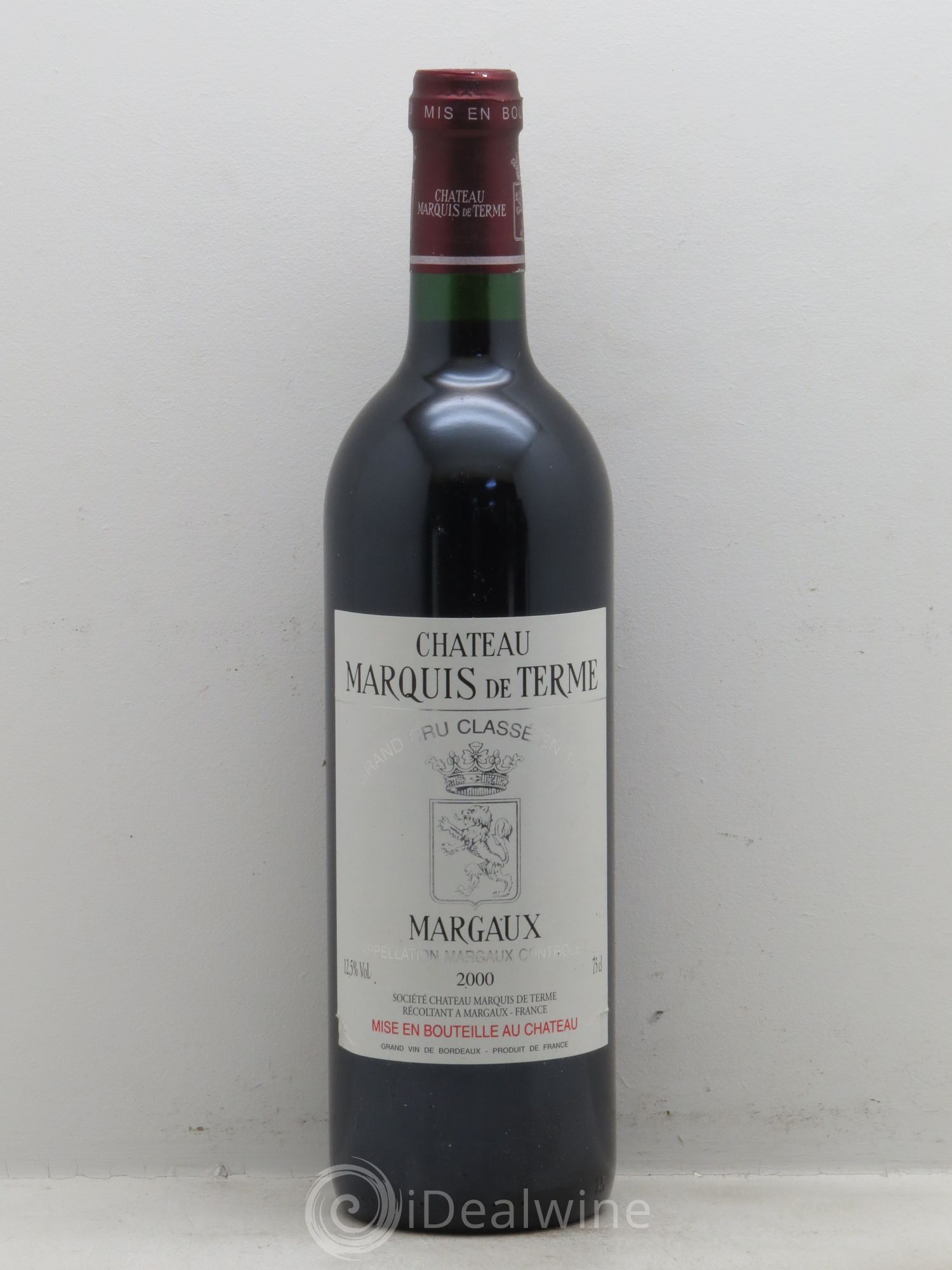 Château Marquis de Terme 4ème Grand Cru Classé 2000 - Lot de 6 bouteilles - 0