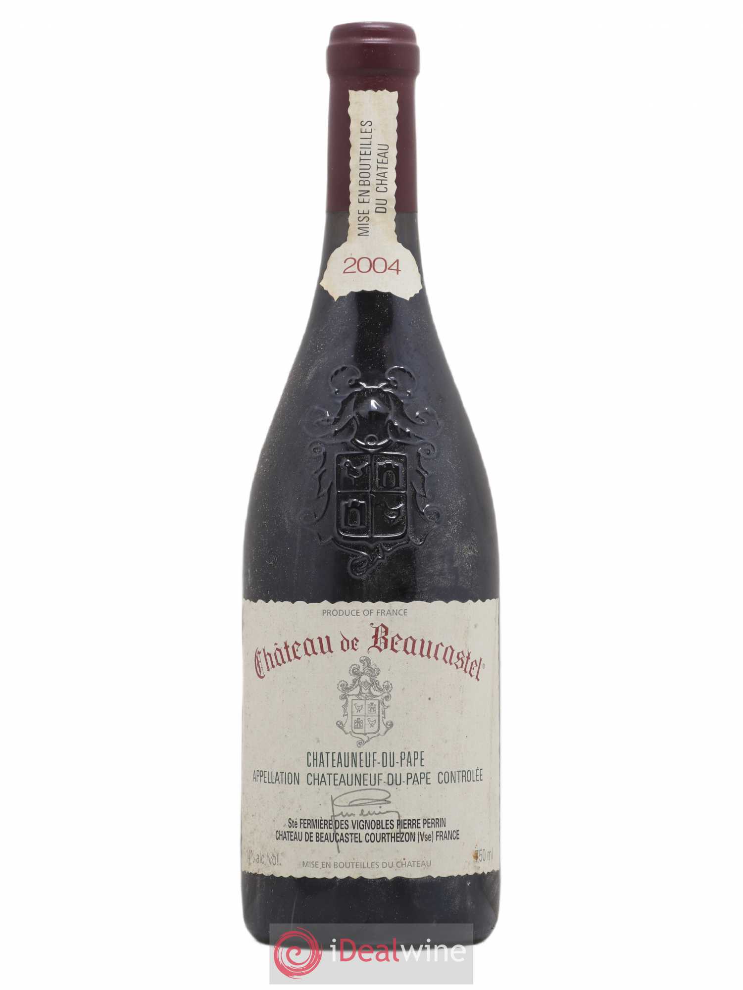 Châteauneuf-du-Pape Château de Beaucastel Famille Perrin 2004 - Lot de 1 bouteille - 0